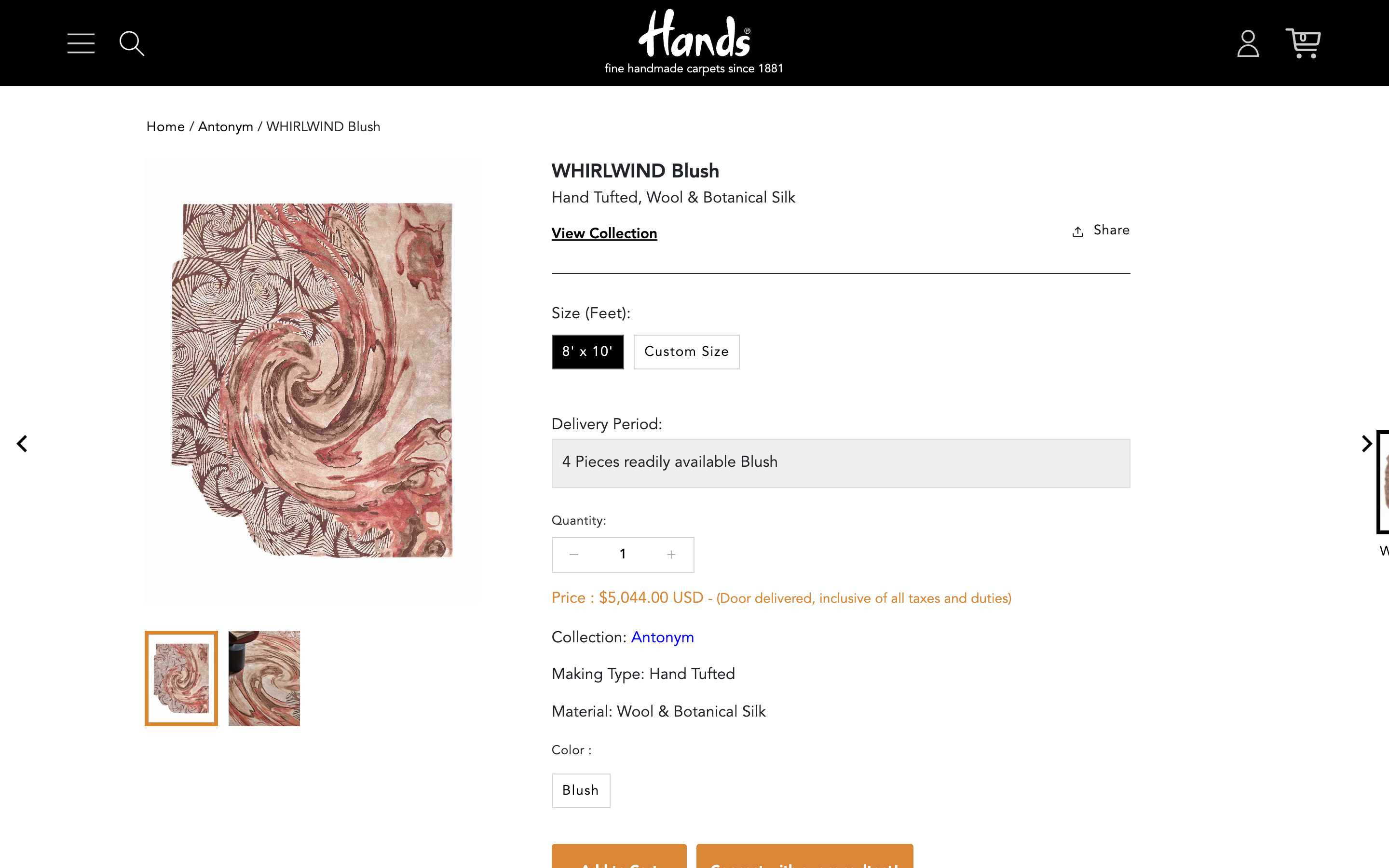 Hands Carpets screenshot 4