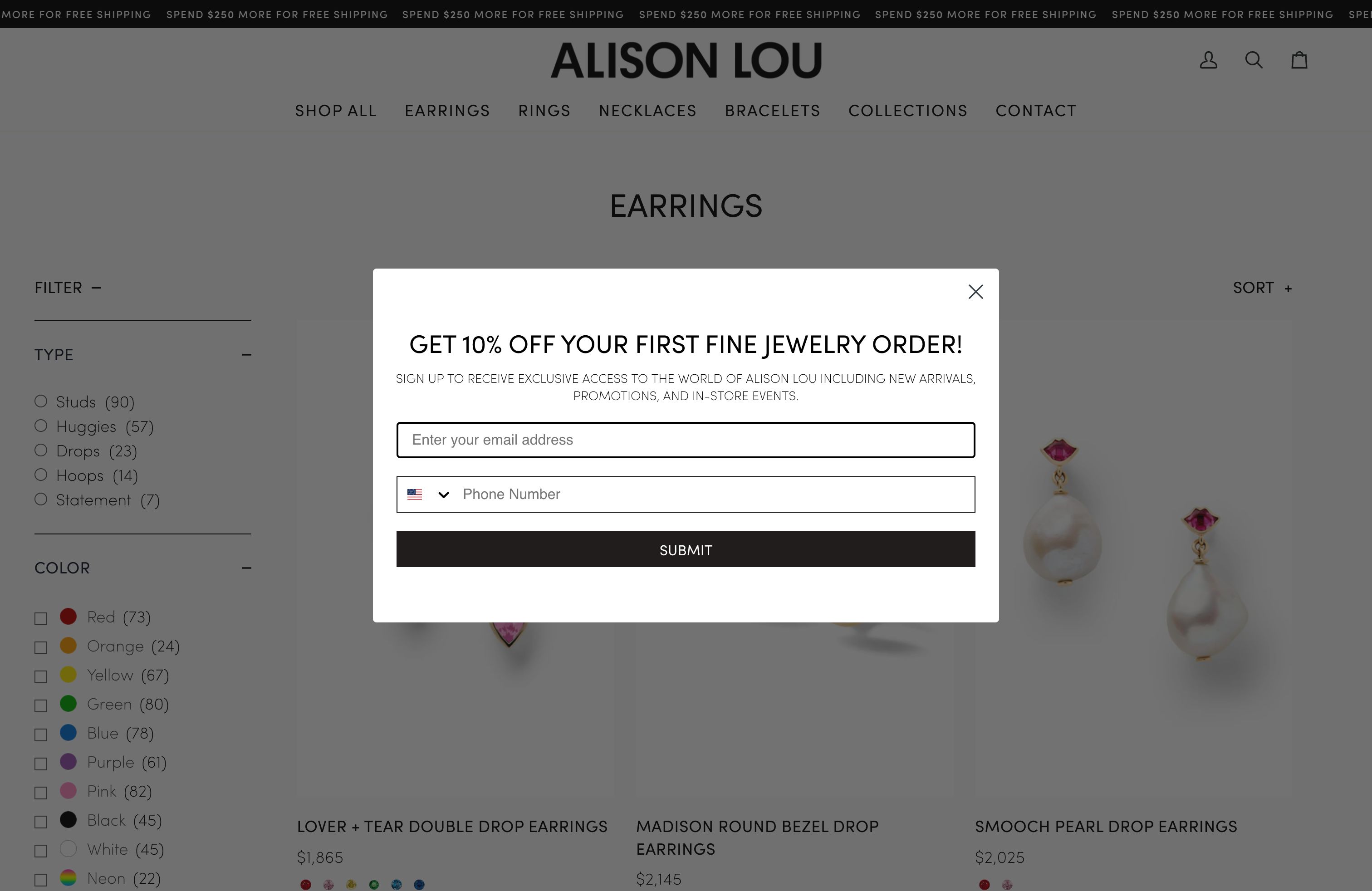 Alison Lou - A Fun Redesign For A Fine Jewelry Company screenshot 3