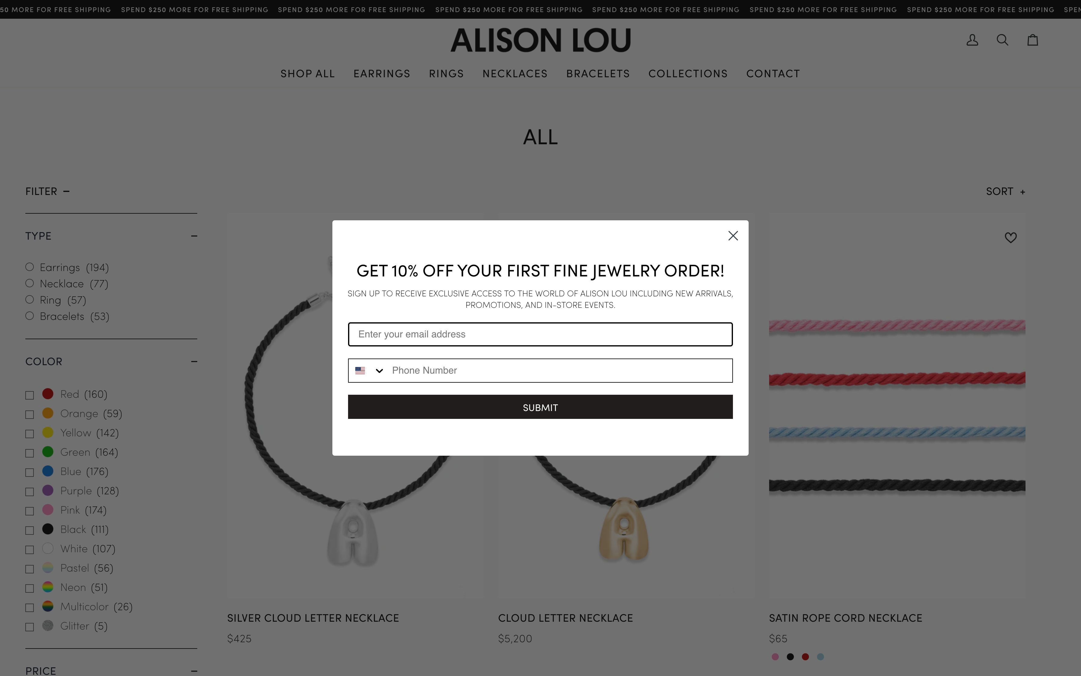 Alison Lou - A Fun Redesign For A Fine Jewelry Company screenshot 2