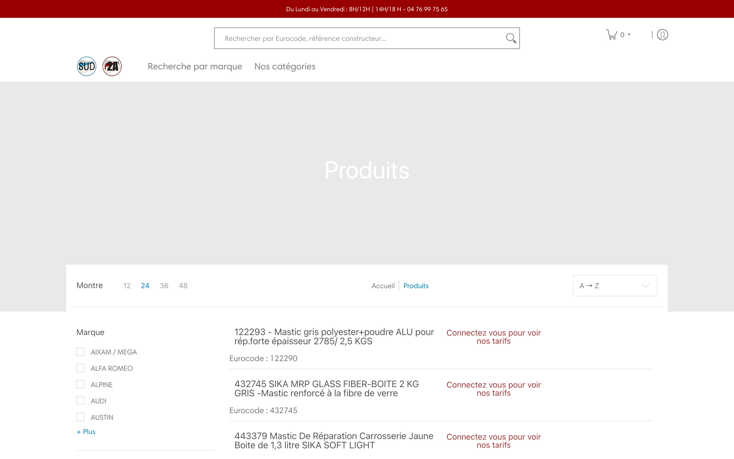 Portail de commande B2B connecté à EBP screenshot