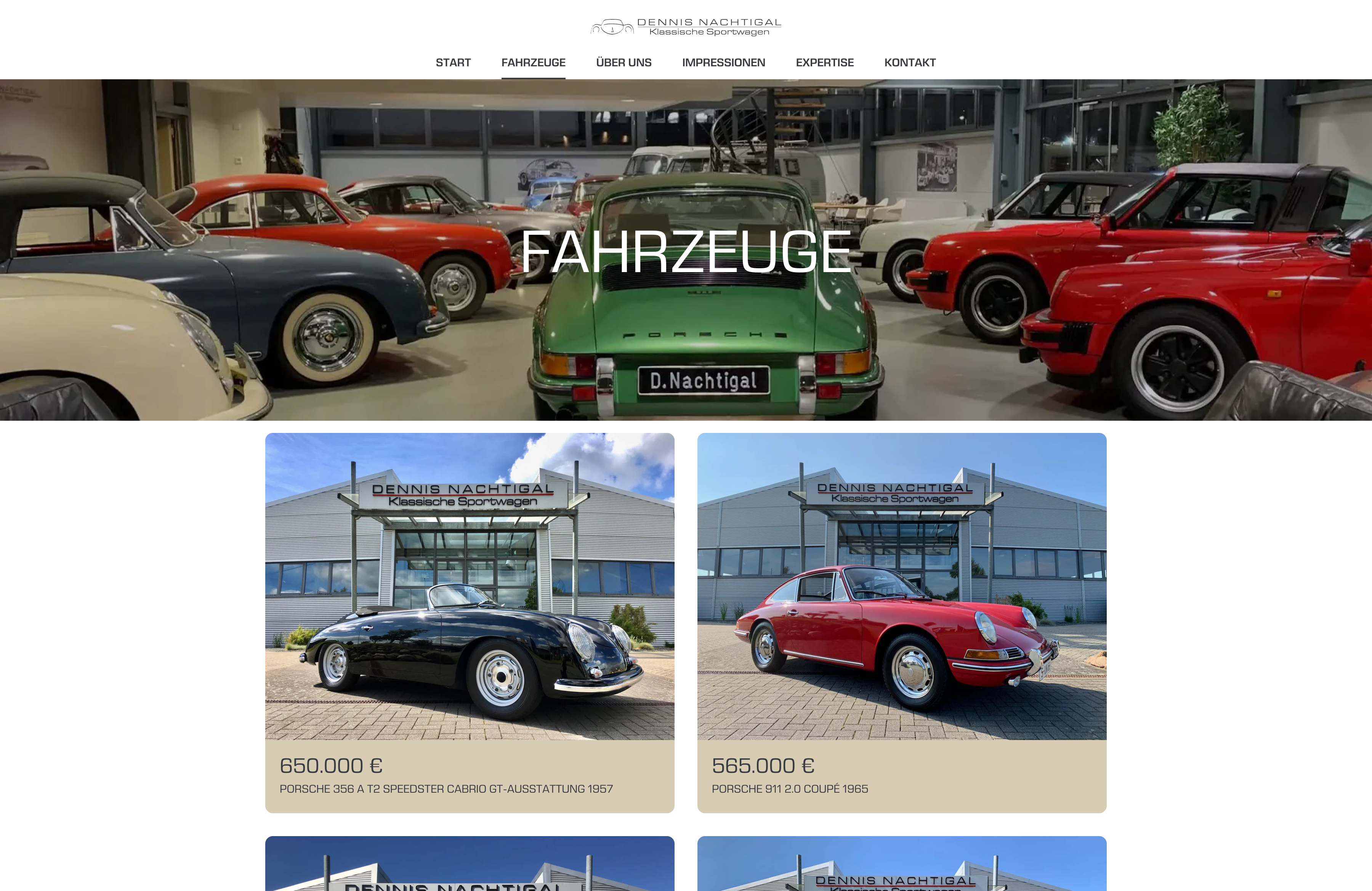 Dennis Nachtigal Porsche Oldtimer screenshot 2