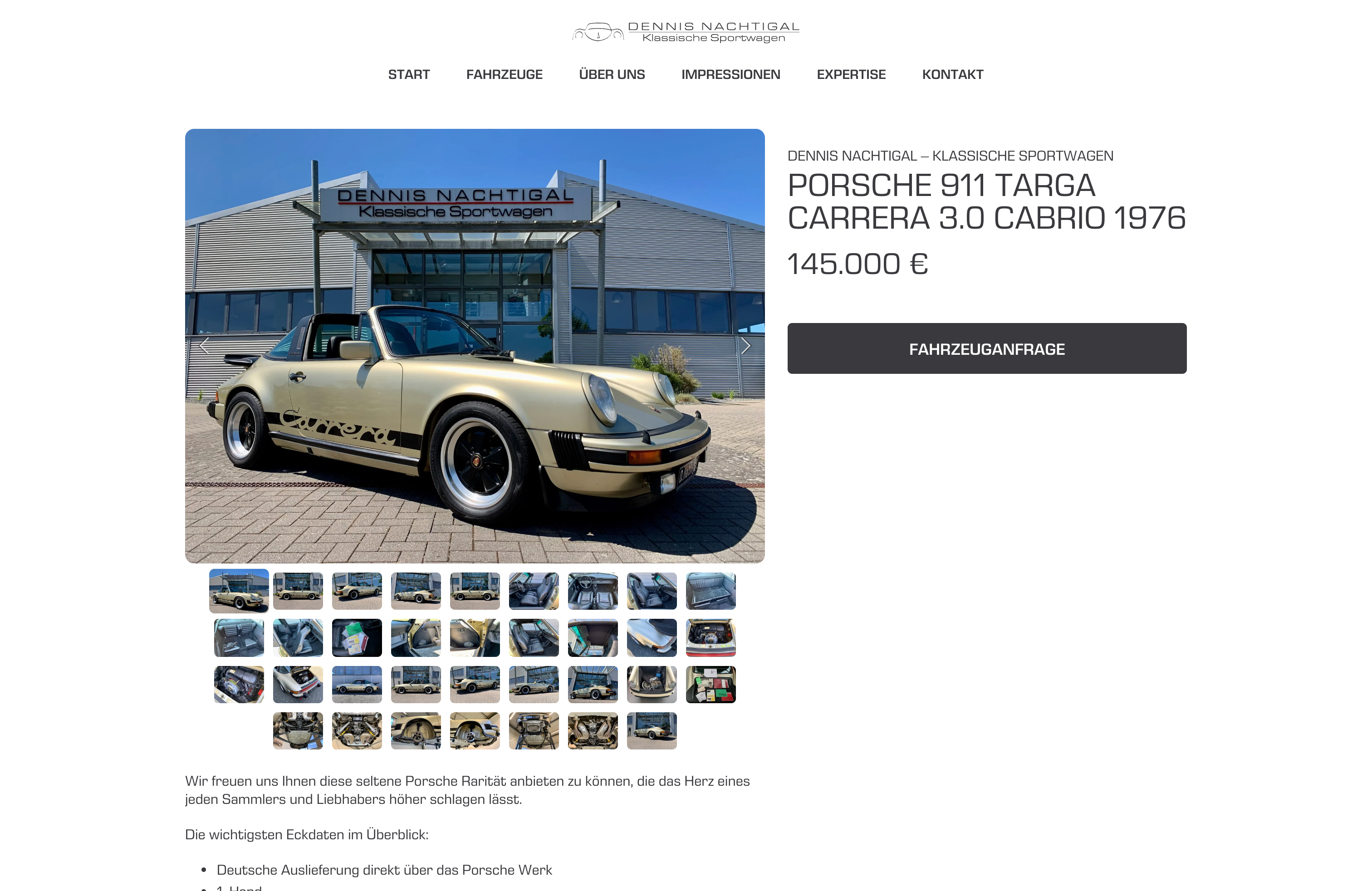 Dennis Nachtigal Porsche Oldtimer screenshot 4