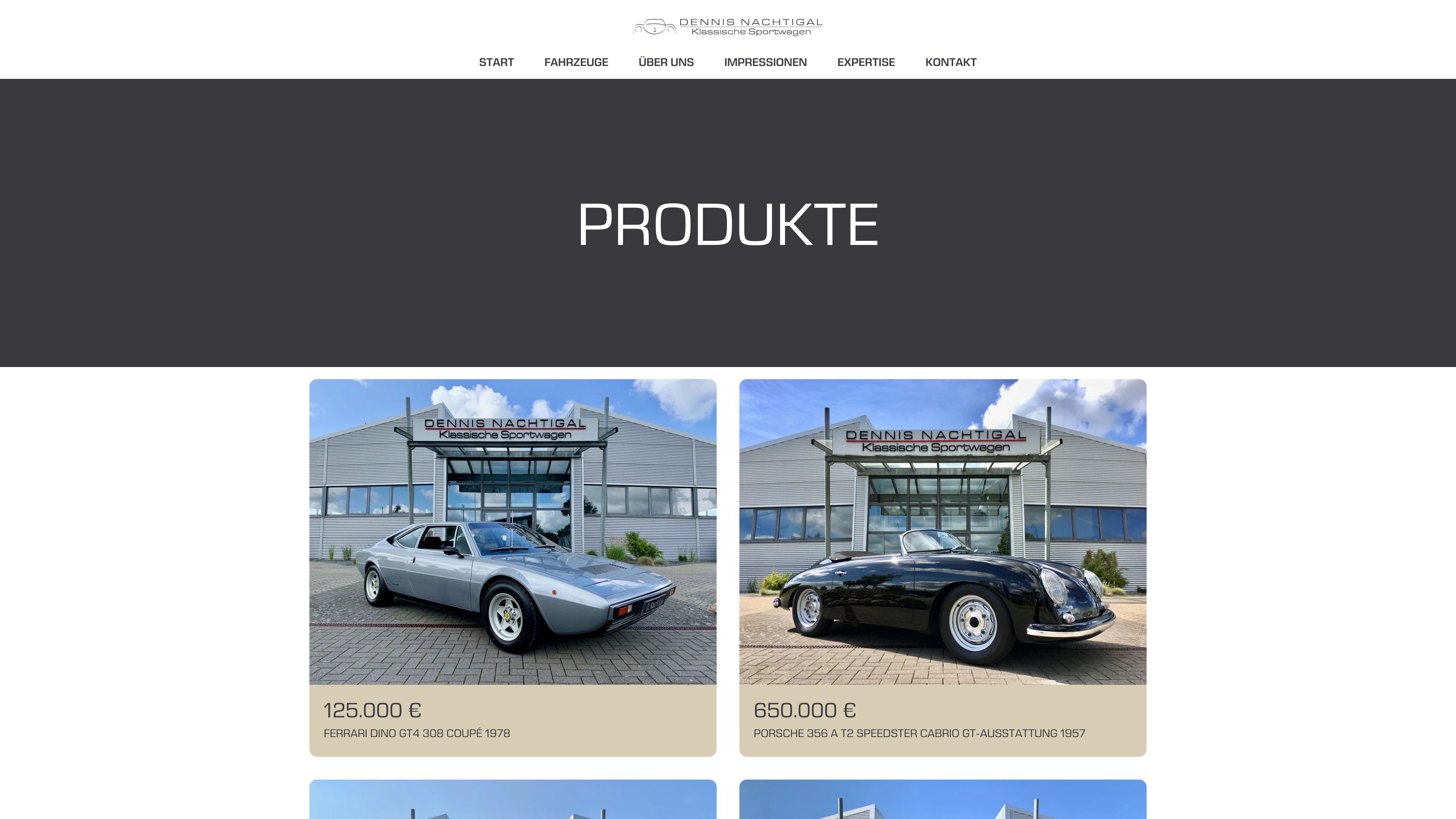Dennis Nachtigal Porsche Oldtimer screenshot