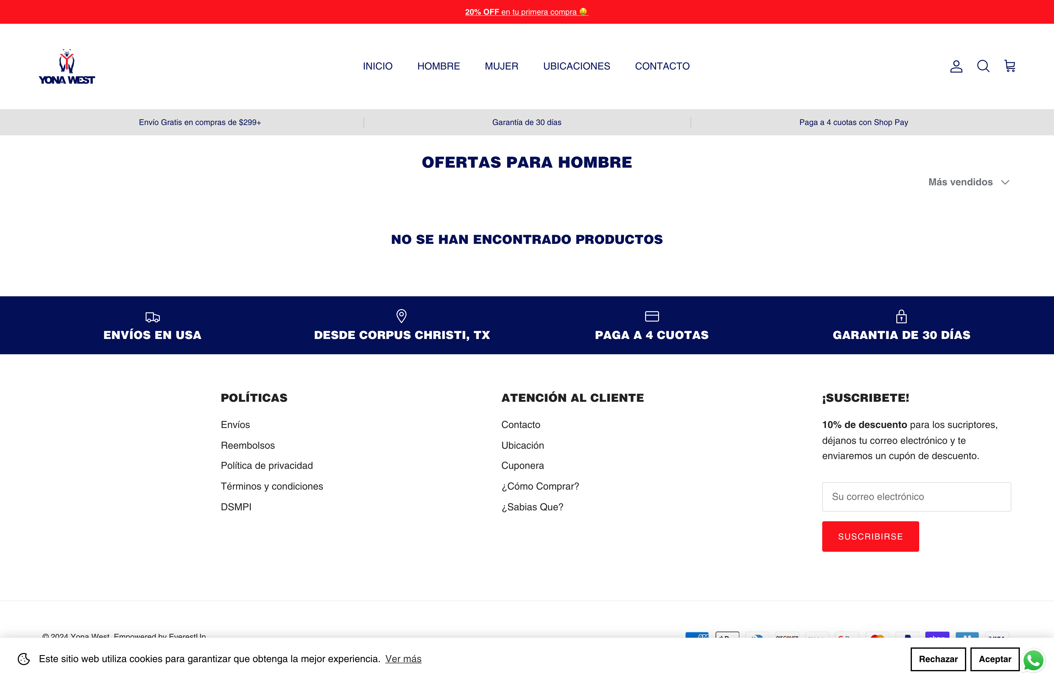 Yona West LLC screenshot 2