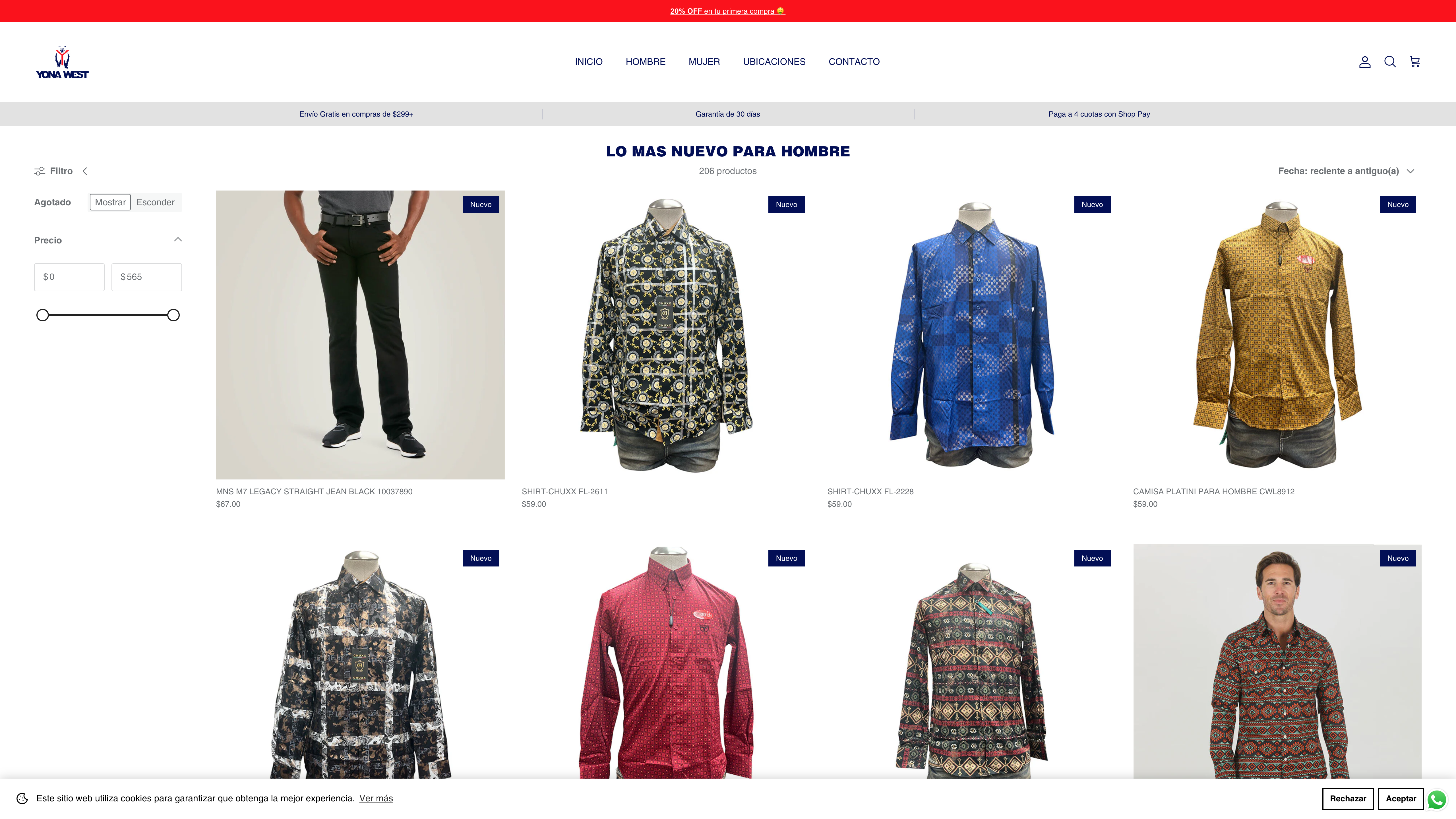 Yona West LLC screenshot