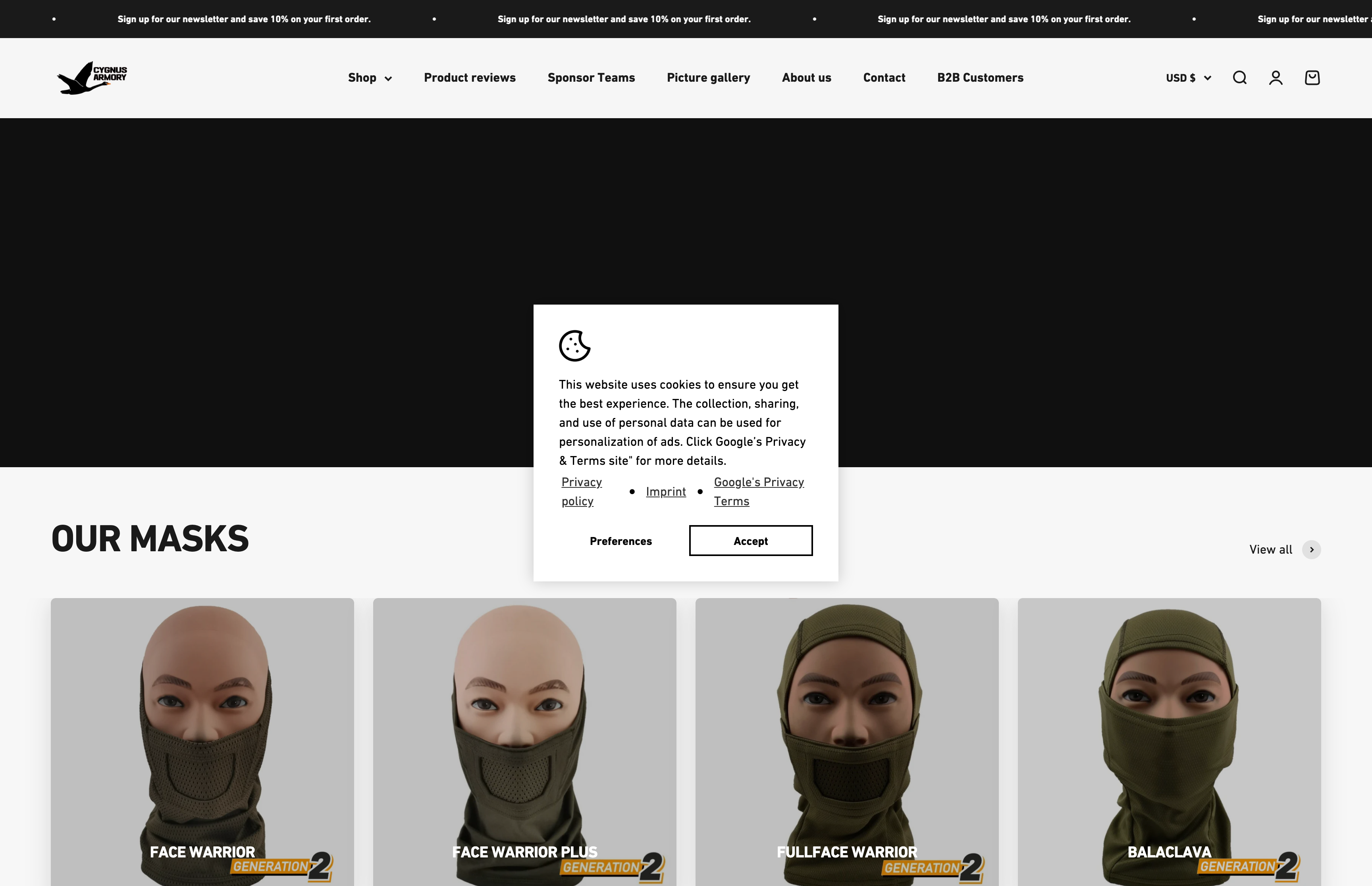 Cygnus Armory screenshot