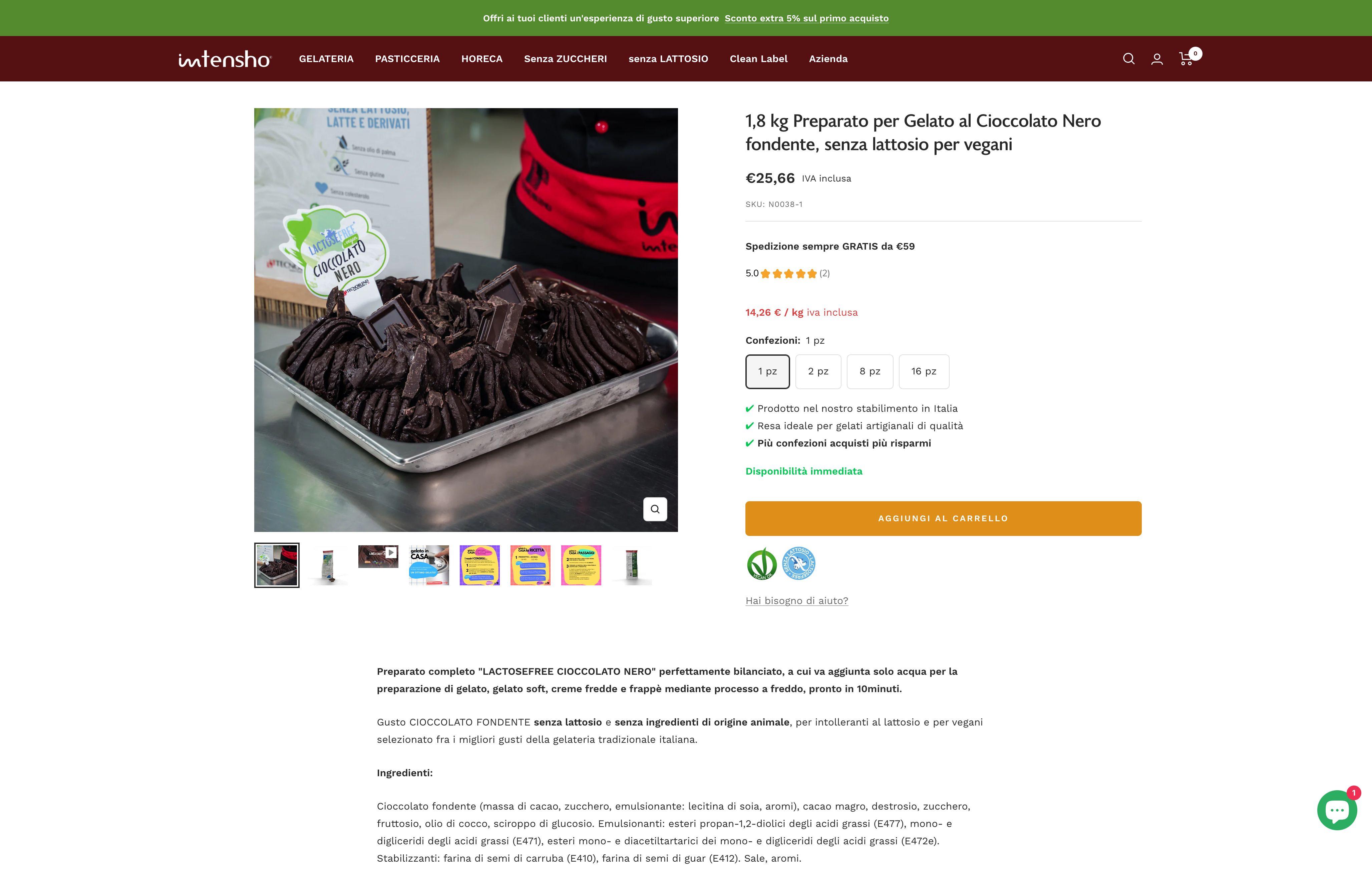 Intensho.com screenshot 2