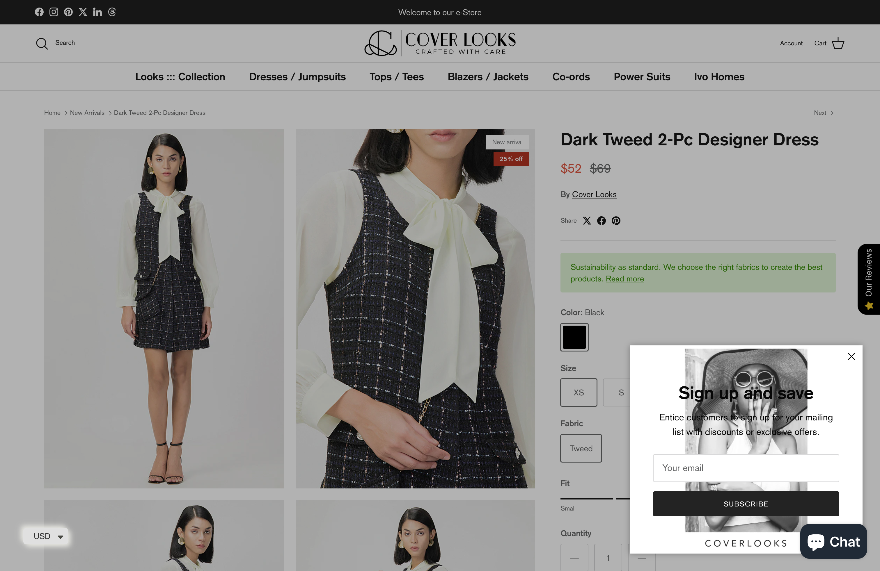 Coverlooks Shopify Website Development screenshot 3