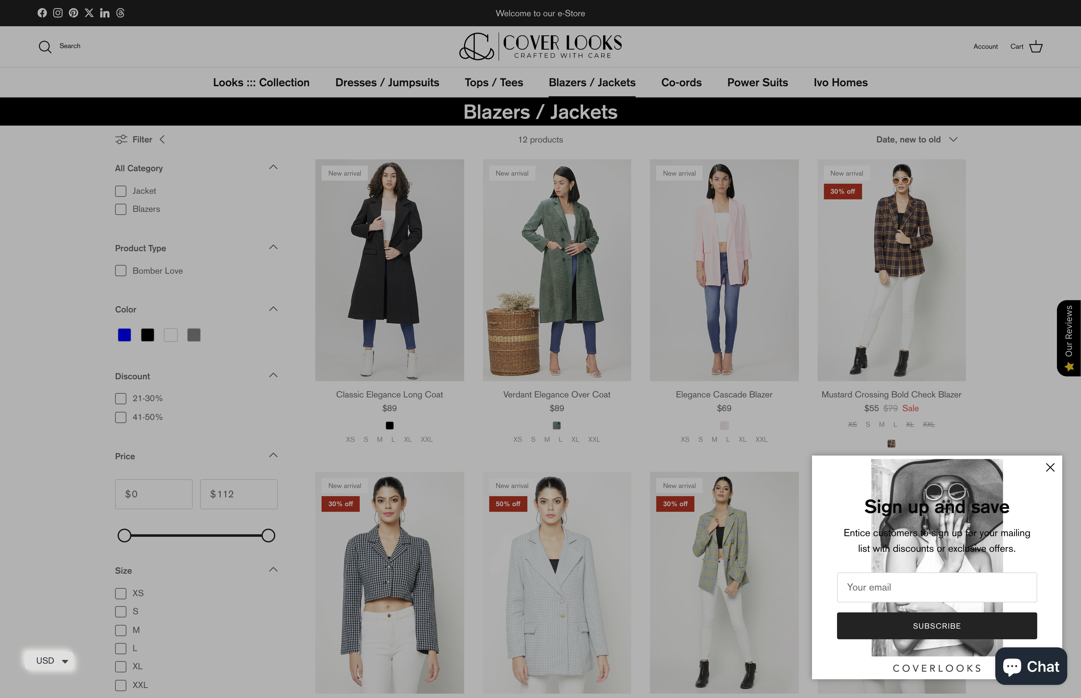 Coverlooks Shopify Website Development screenshot 2