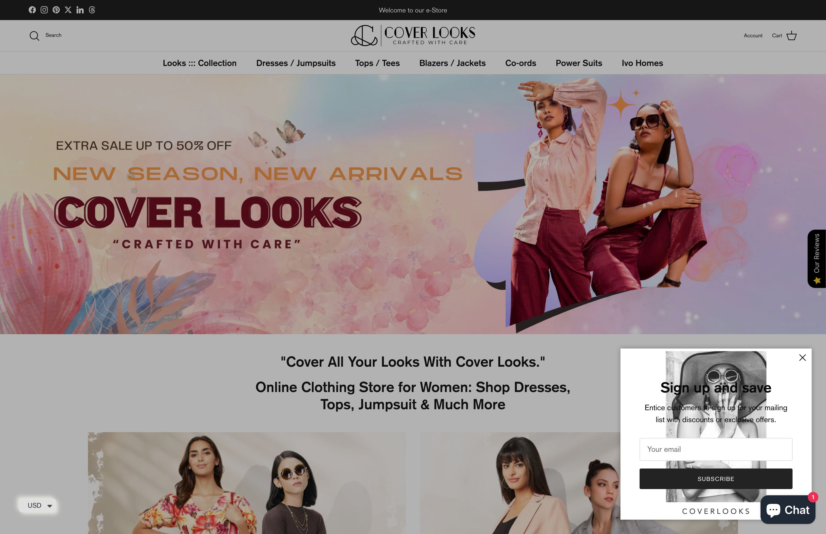 Coverlooks Shopify Website Development screenshot 5
