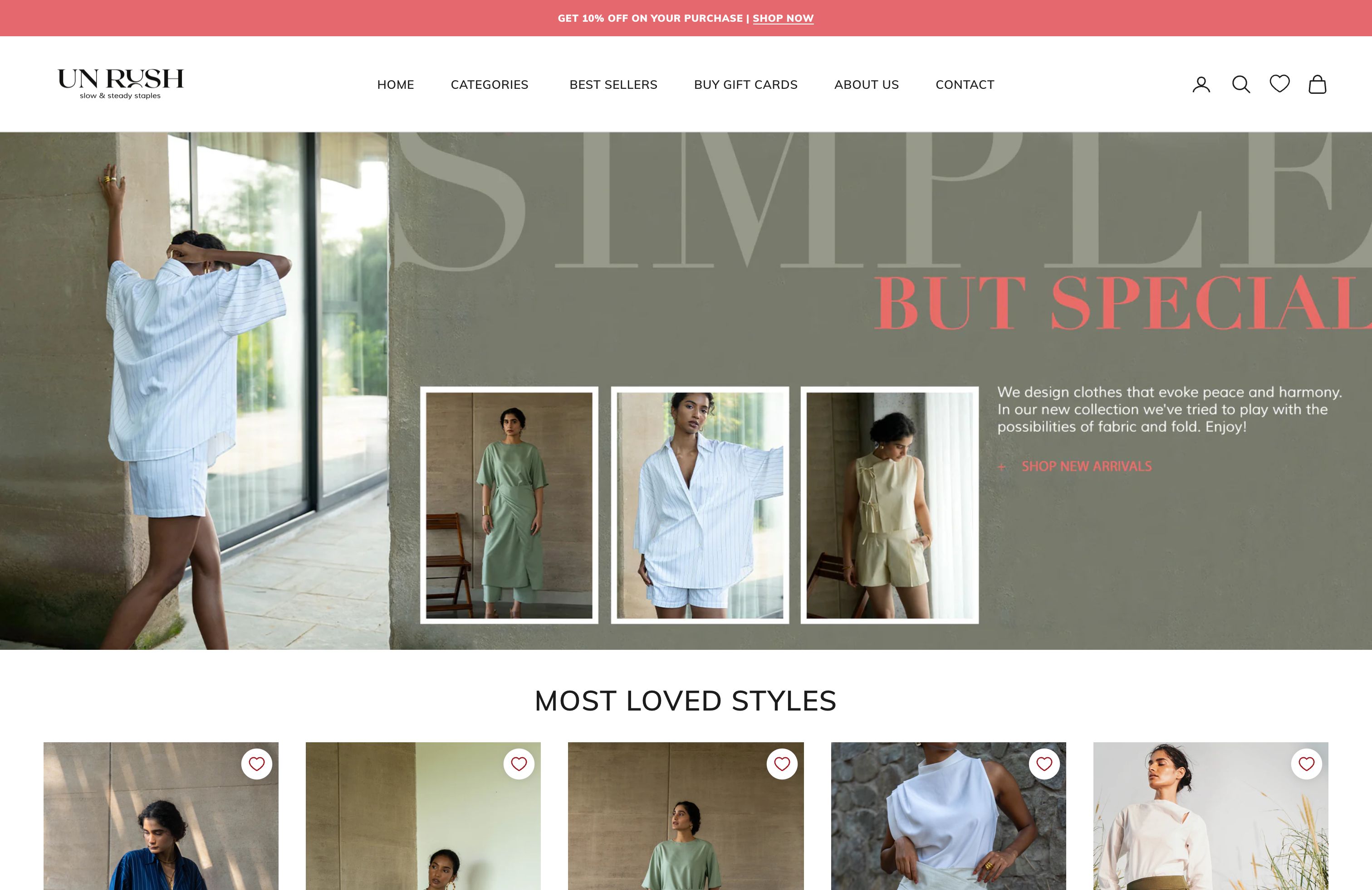 Slow Fashion / Sustainable Fashion Brand screenshot 5