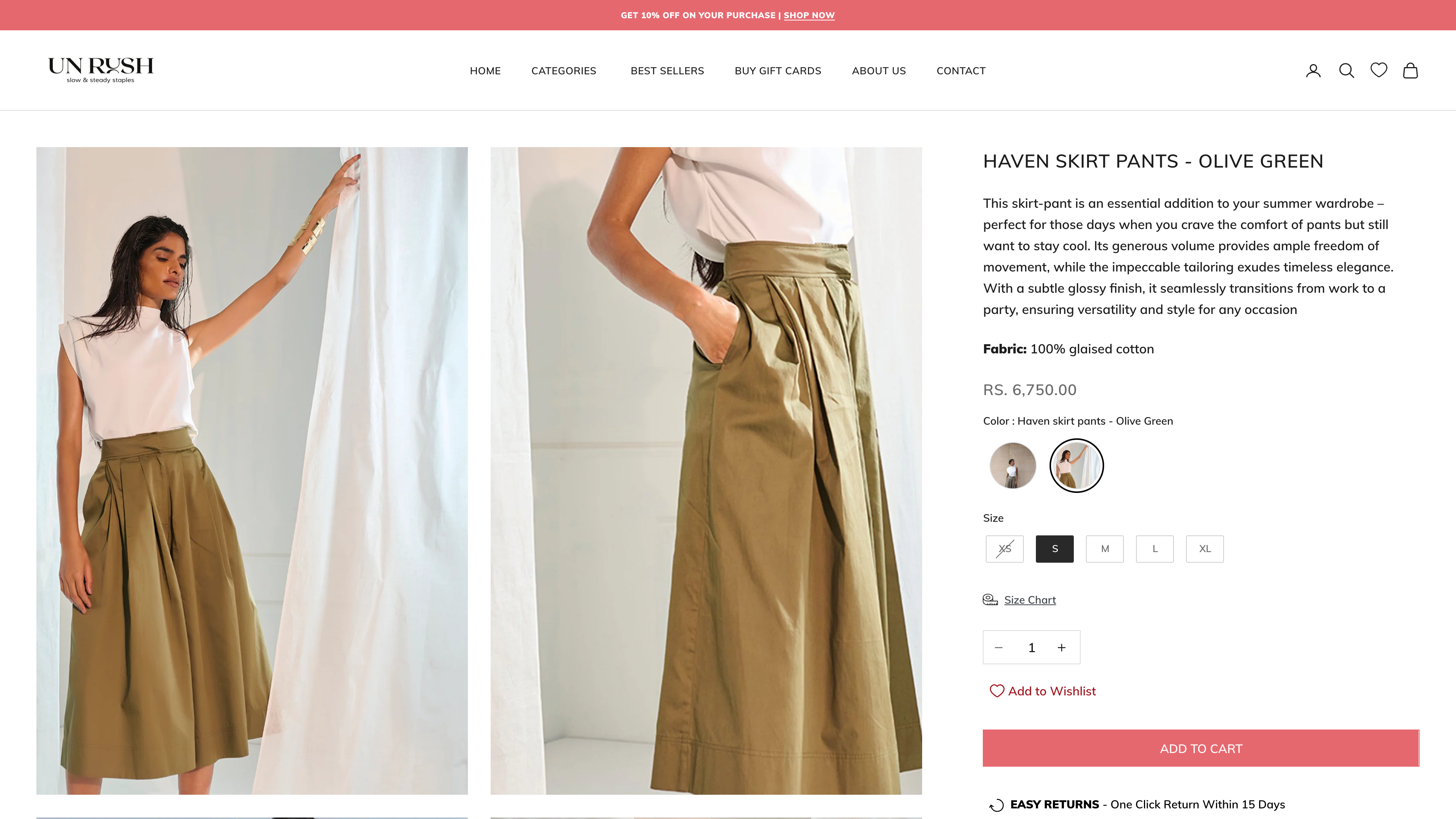 Slow Fashion / Sustainable Fashion Brand screenshot 3