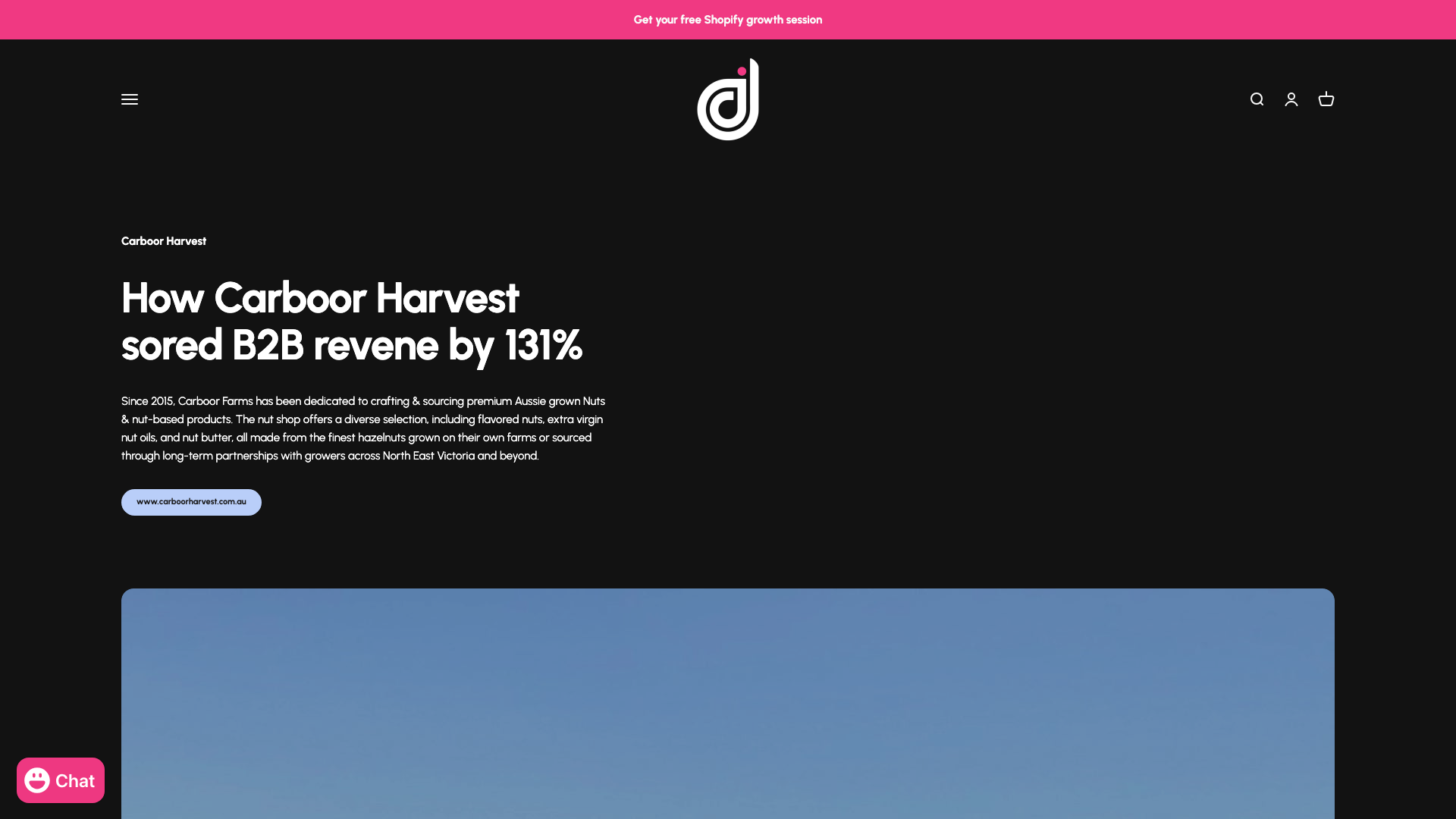 Carboor Harvest Sored Their Online Store B2B Revenue By 131%
