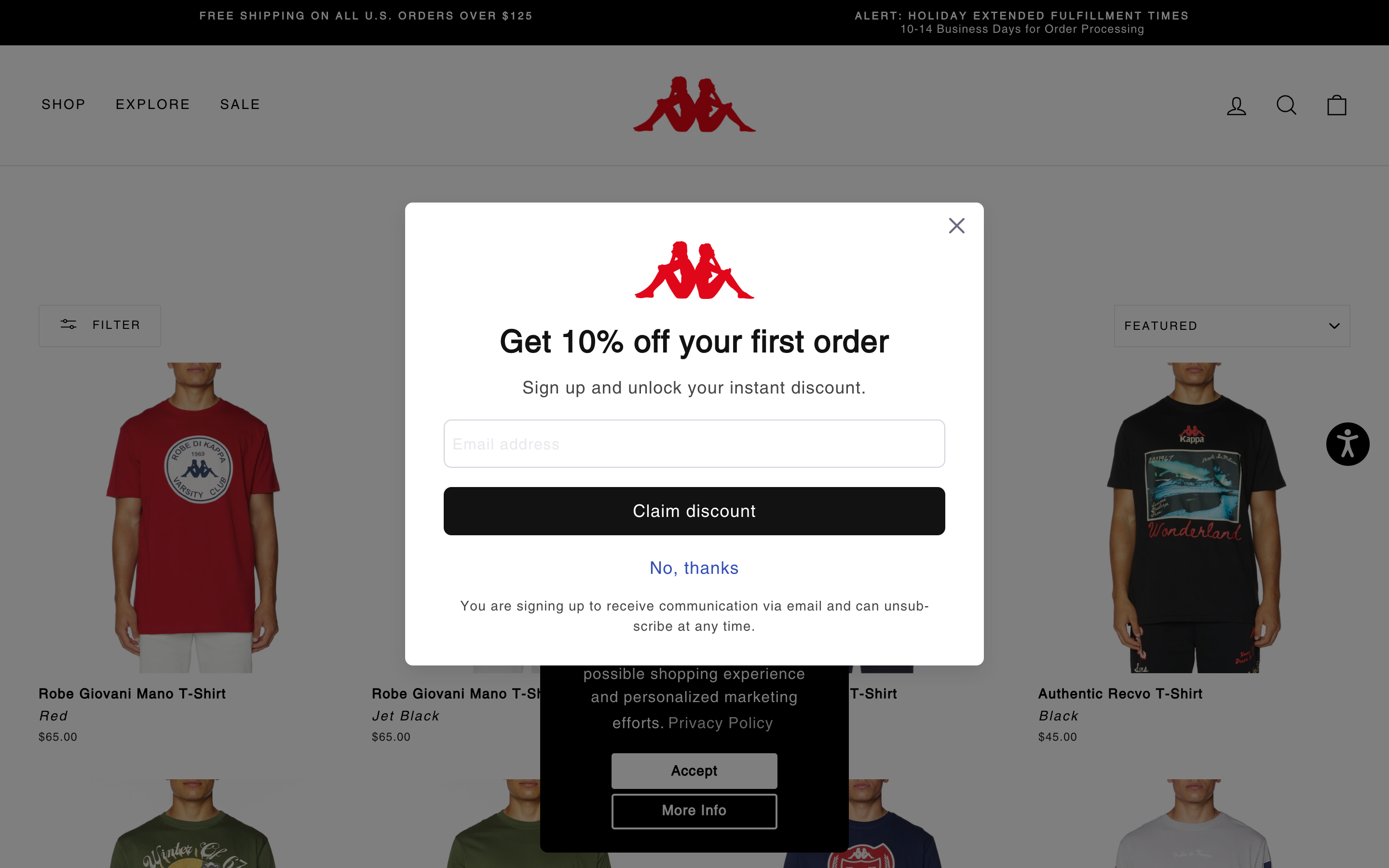 Kappa USA screenshot 2