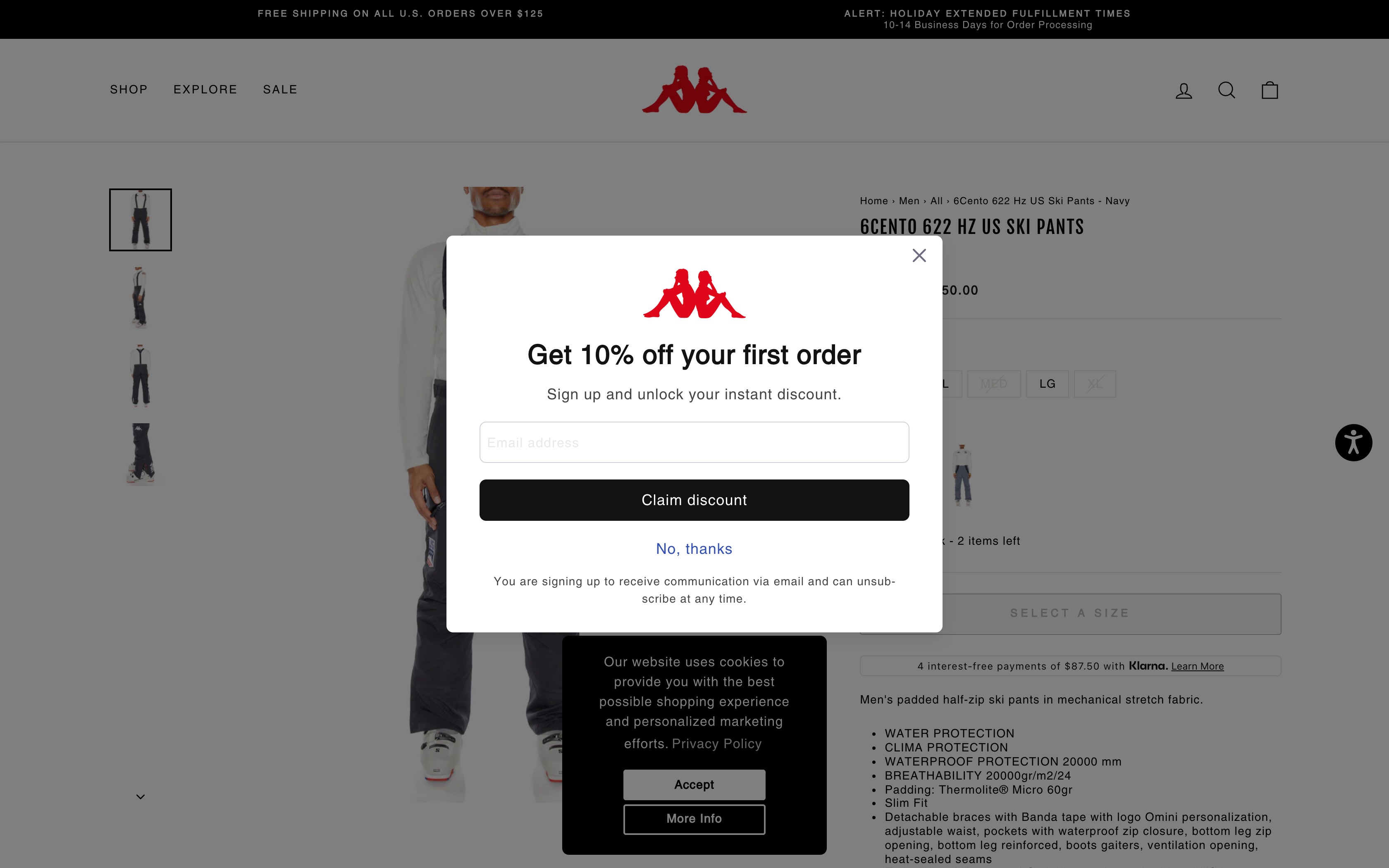 Kappa USA screenshot 4