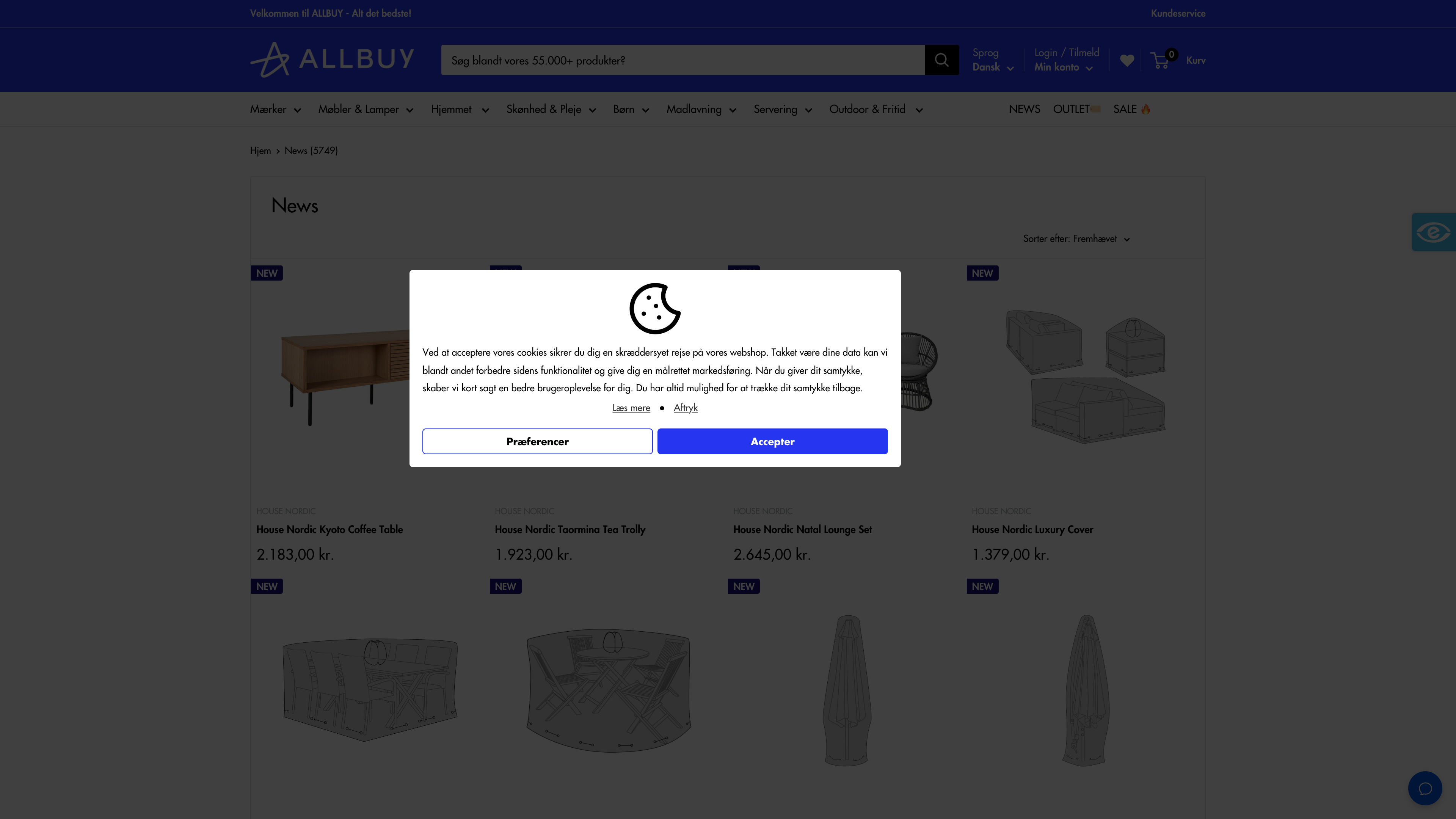 Custom Development and Website Redesign for Allbuy.dk