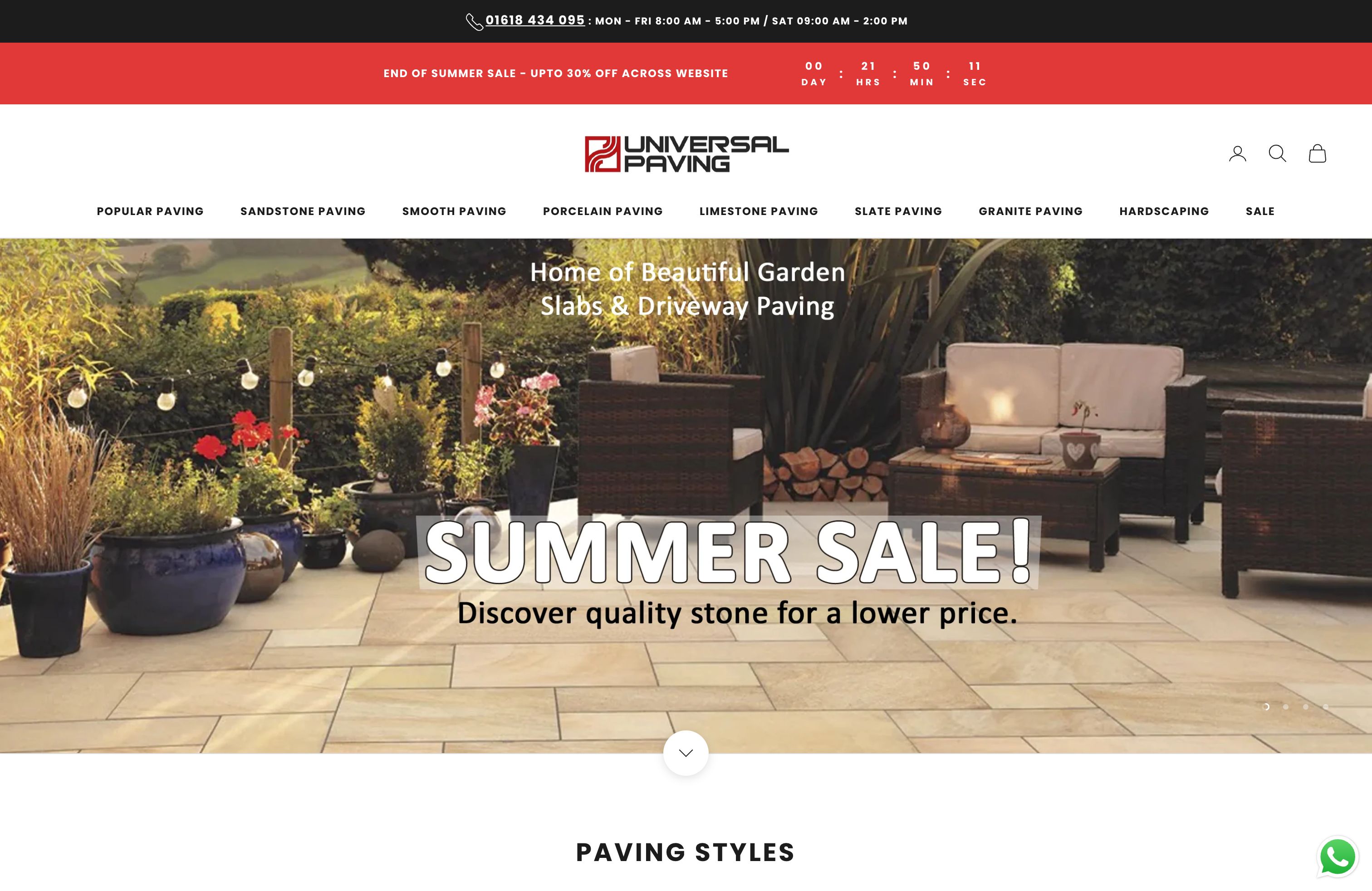 Store build and redesign screenshot