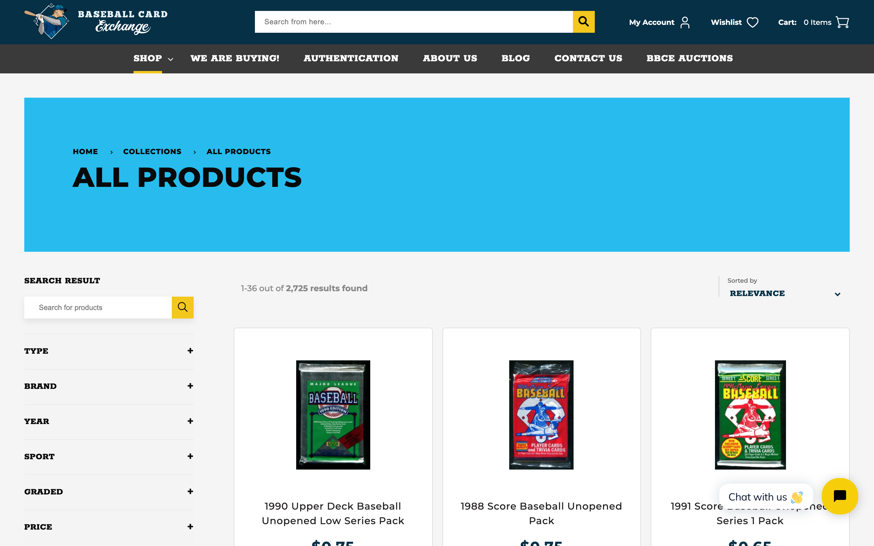 Baseball Card Exchange screenshot