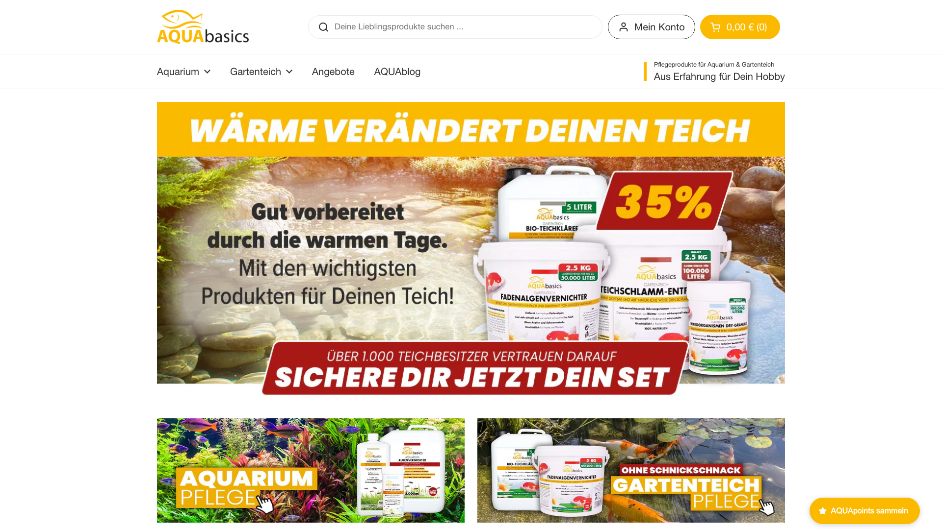 AQUAbasics – Shopify Relaunch & Systemwechsel von PlentyLTS