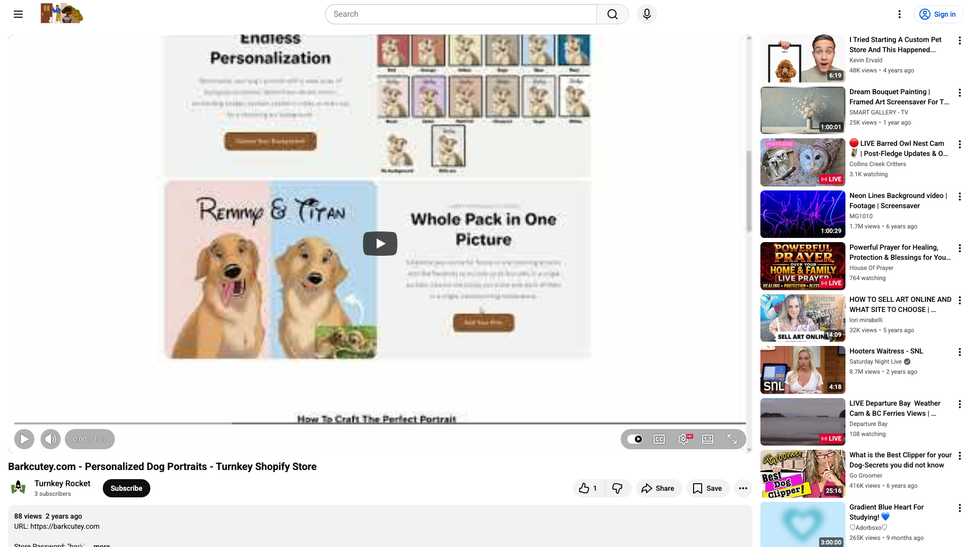 Barkcutey - Personalized Dog Portraits screenshot