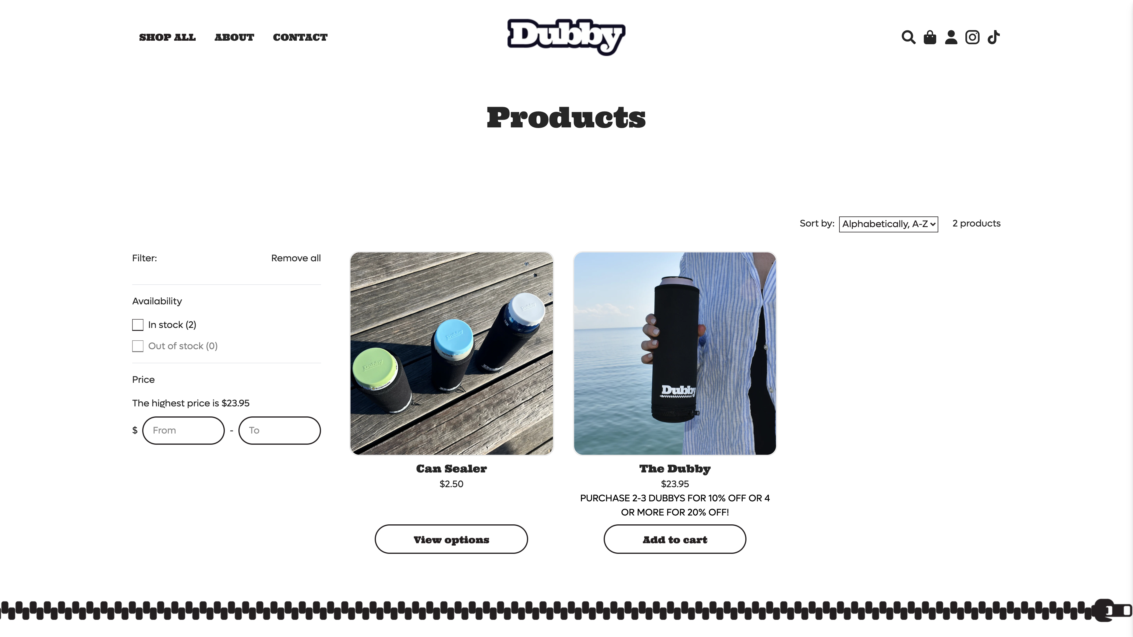 Customized Shopify Theme Development for The Dubby