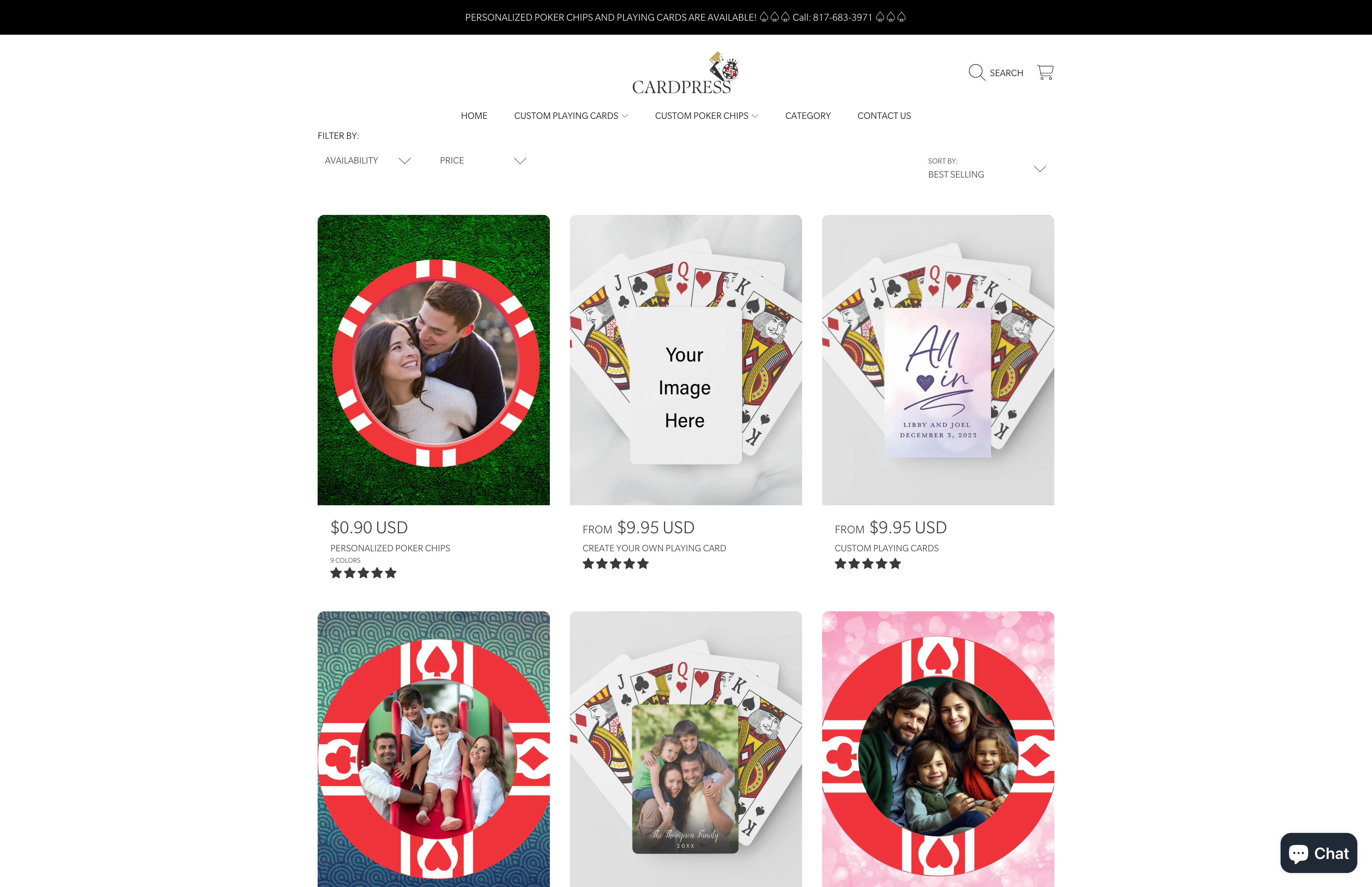 Custom Playing Cards Platform Development screenshot