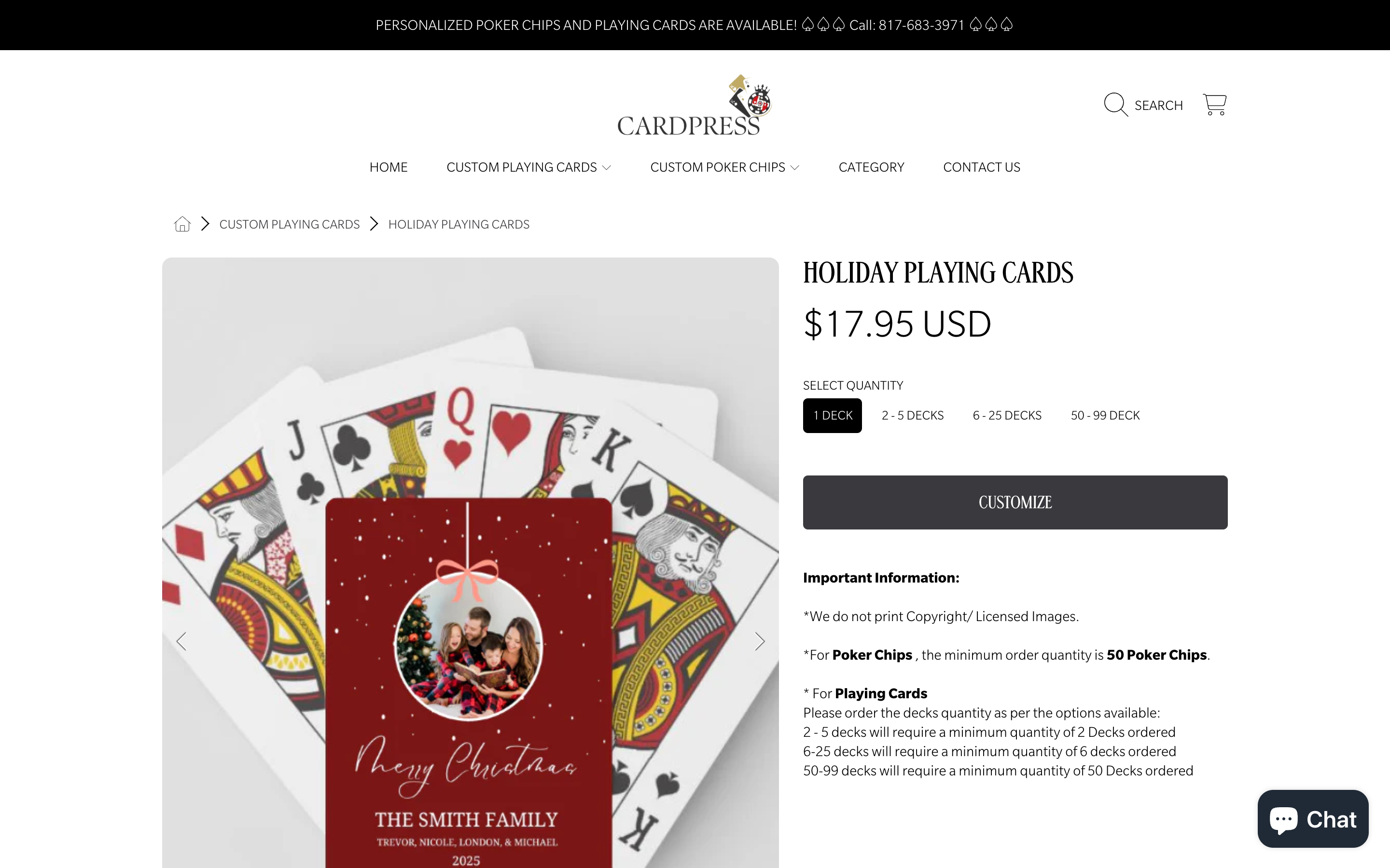 Custom Playing Cards Platform Development screenshot 6