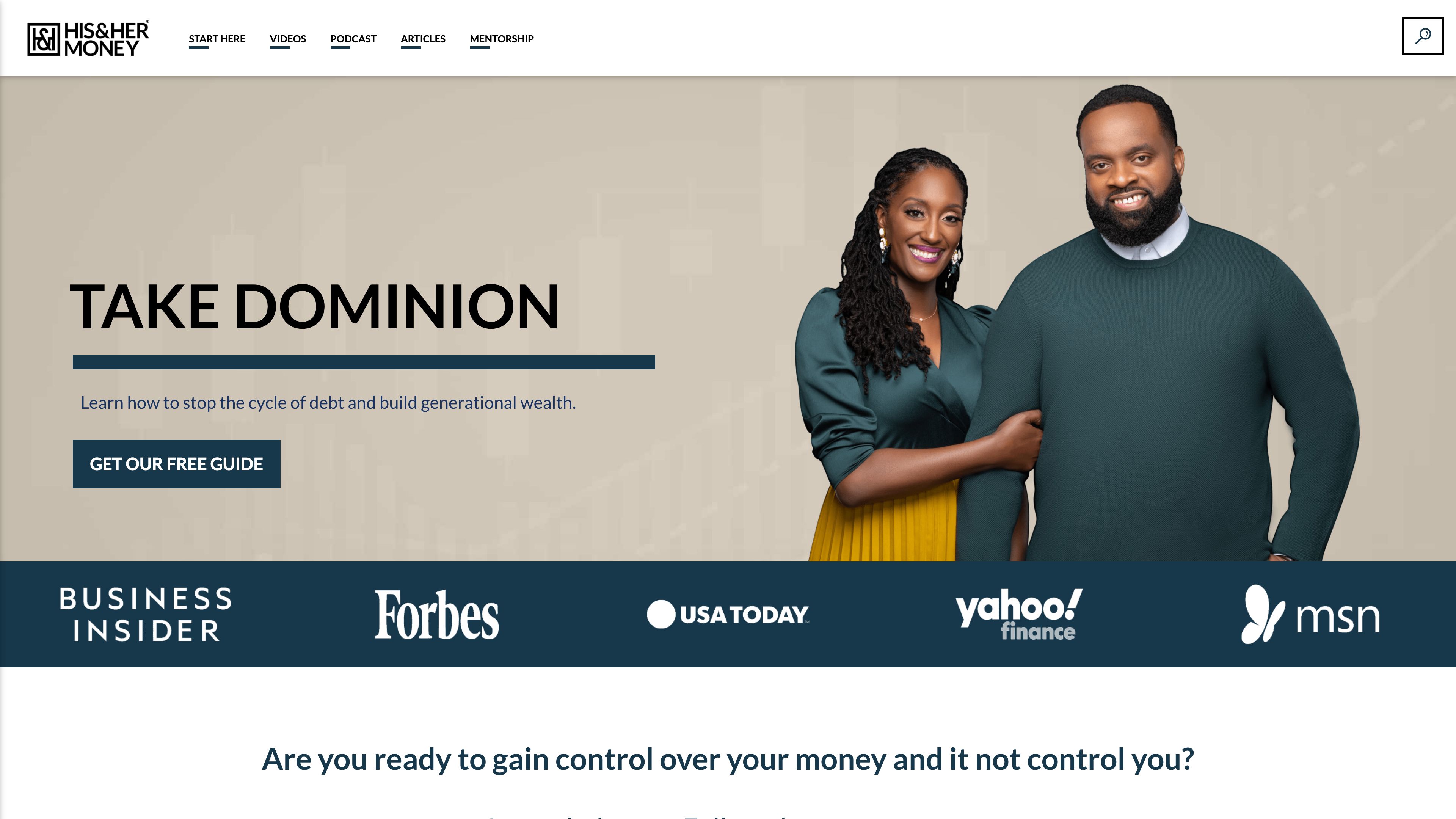 His & Her Money - POD Shop screenshot