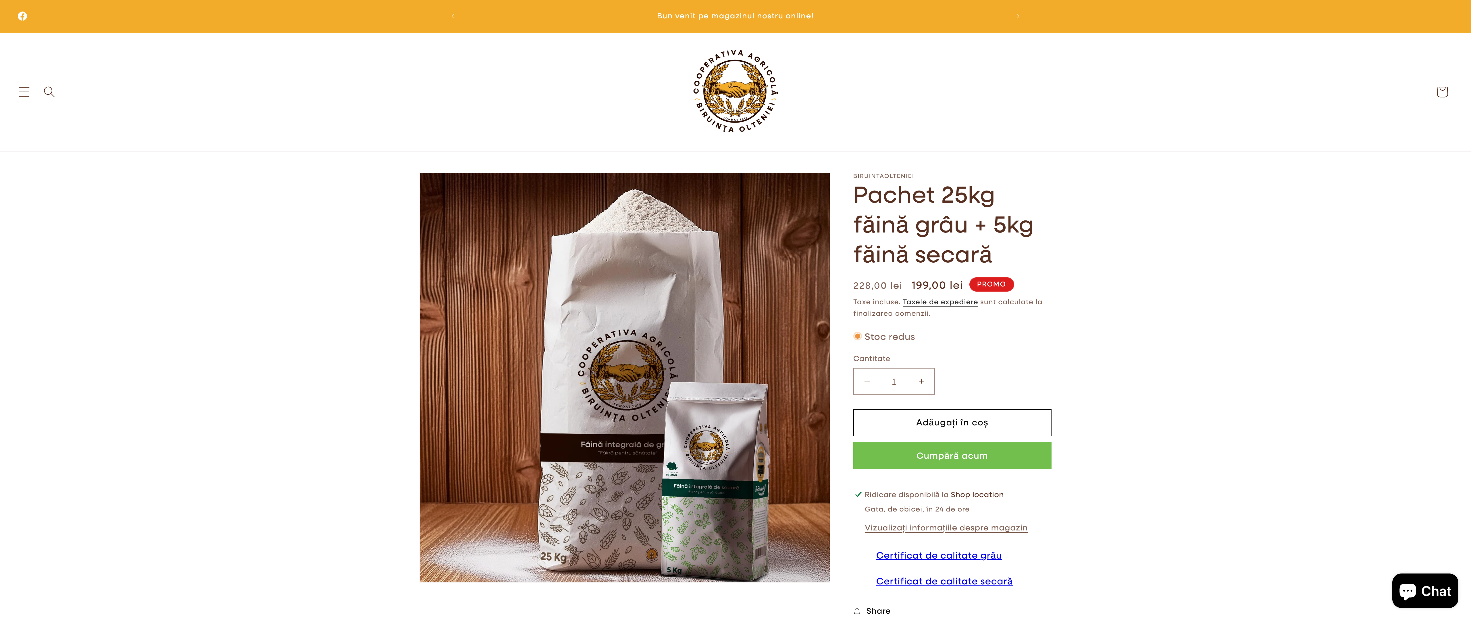 Healthy flour from Oltenia - biruintaolteniei.ro screenshot 3