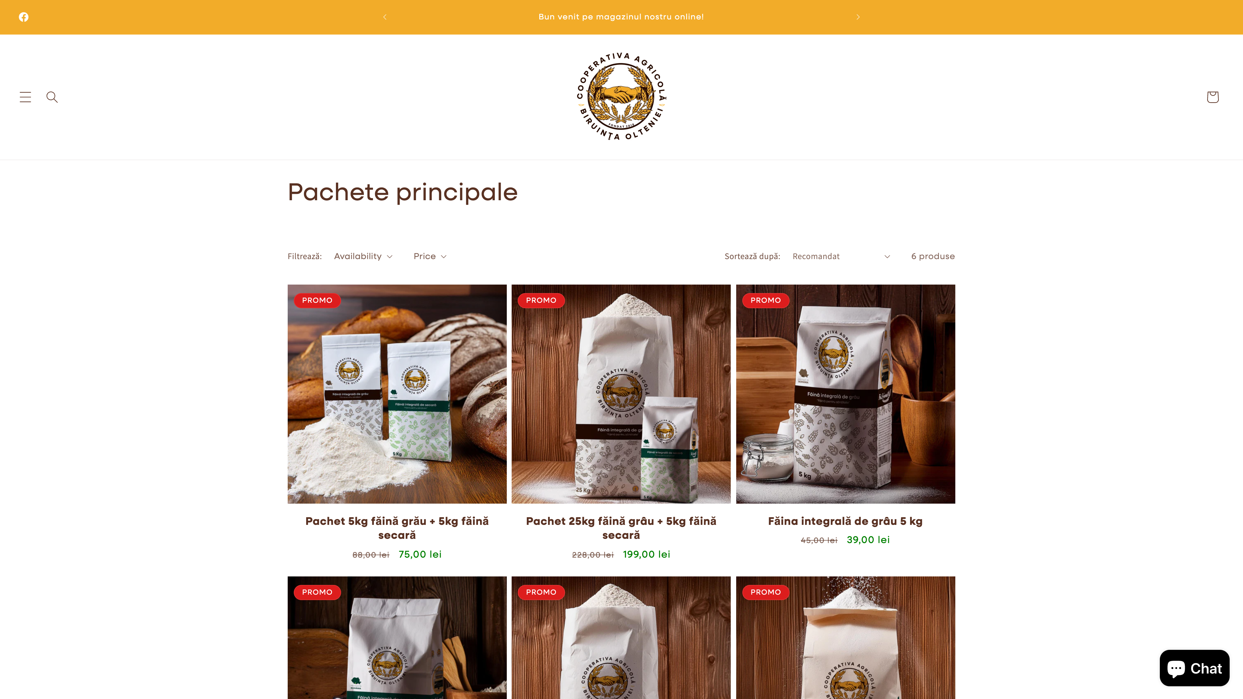 Healthy flour from Oltenia - biruintaolteniei.ro screenshot