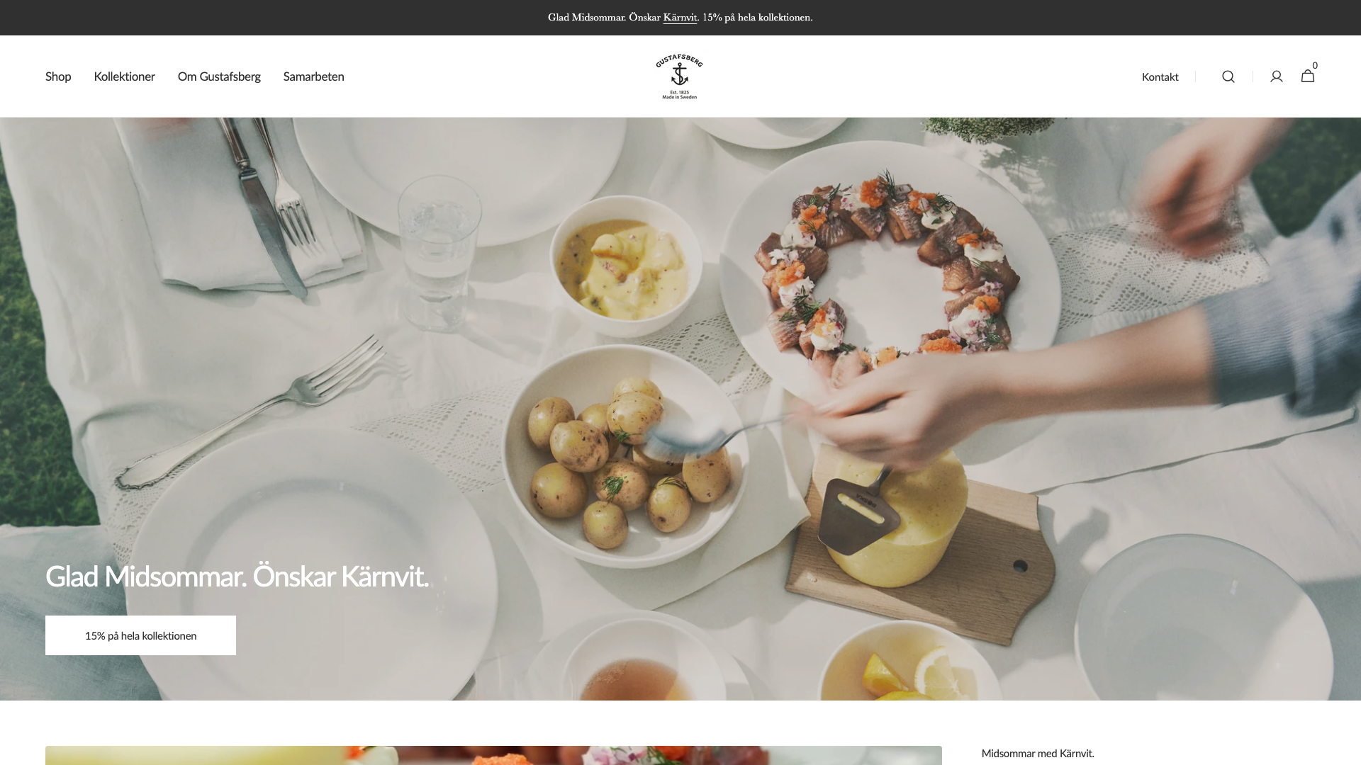 Gustafsbergs Porslinsfabrik: strategi, integrationer screenshot