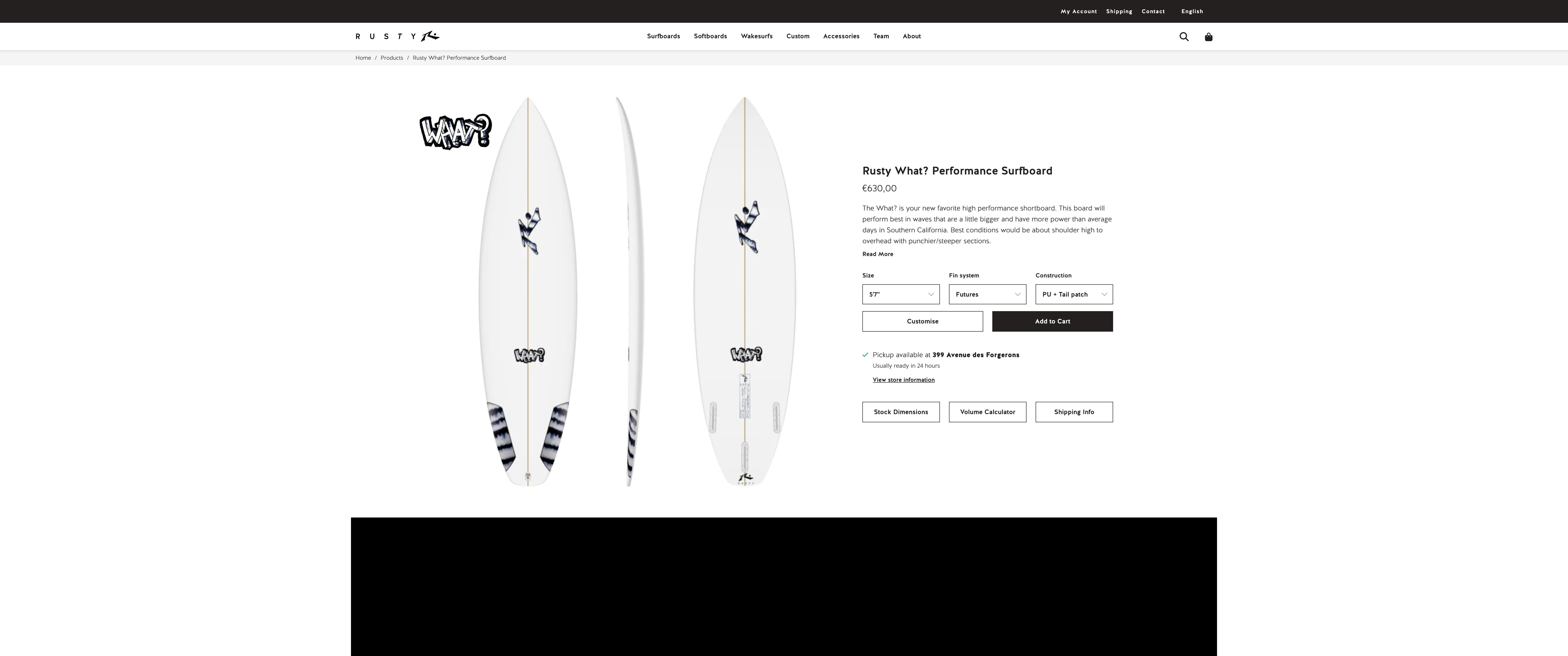Surfing Innovation: Crafting Rusty Surfboards' Online Presence screenshot 6