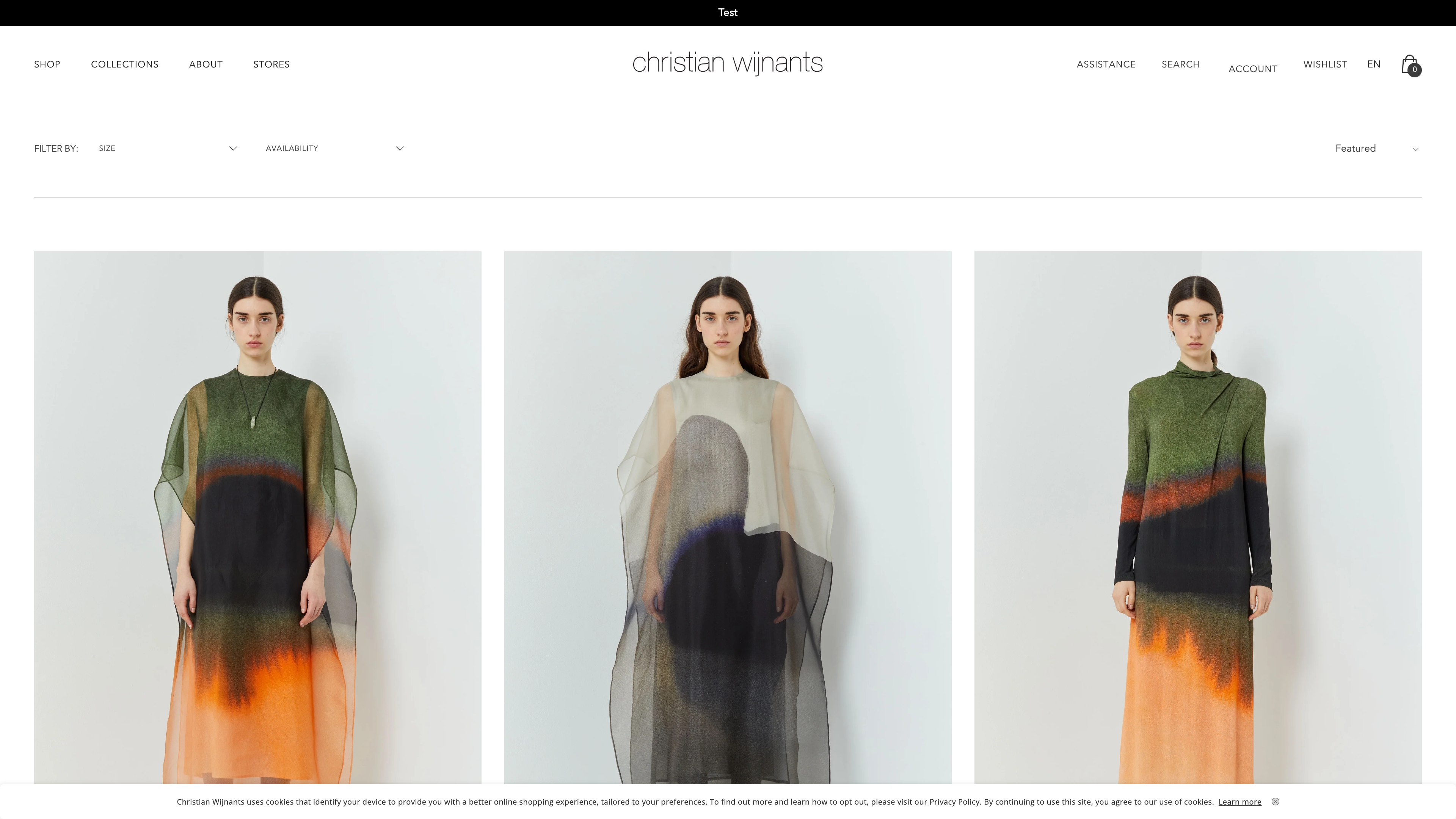 Fashion industry - Christian Wijnants screenshot