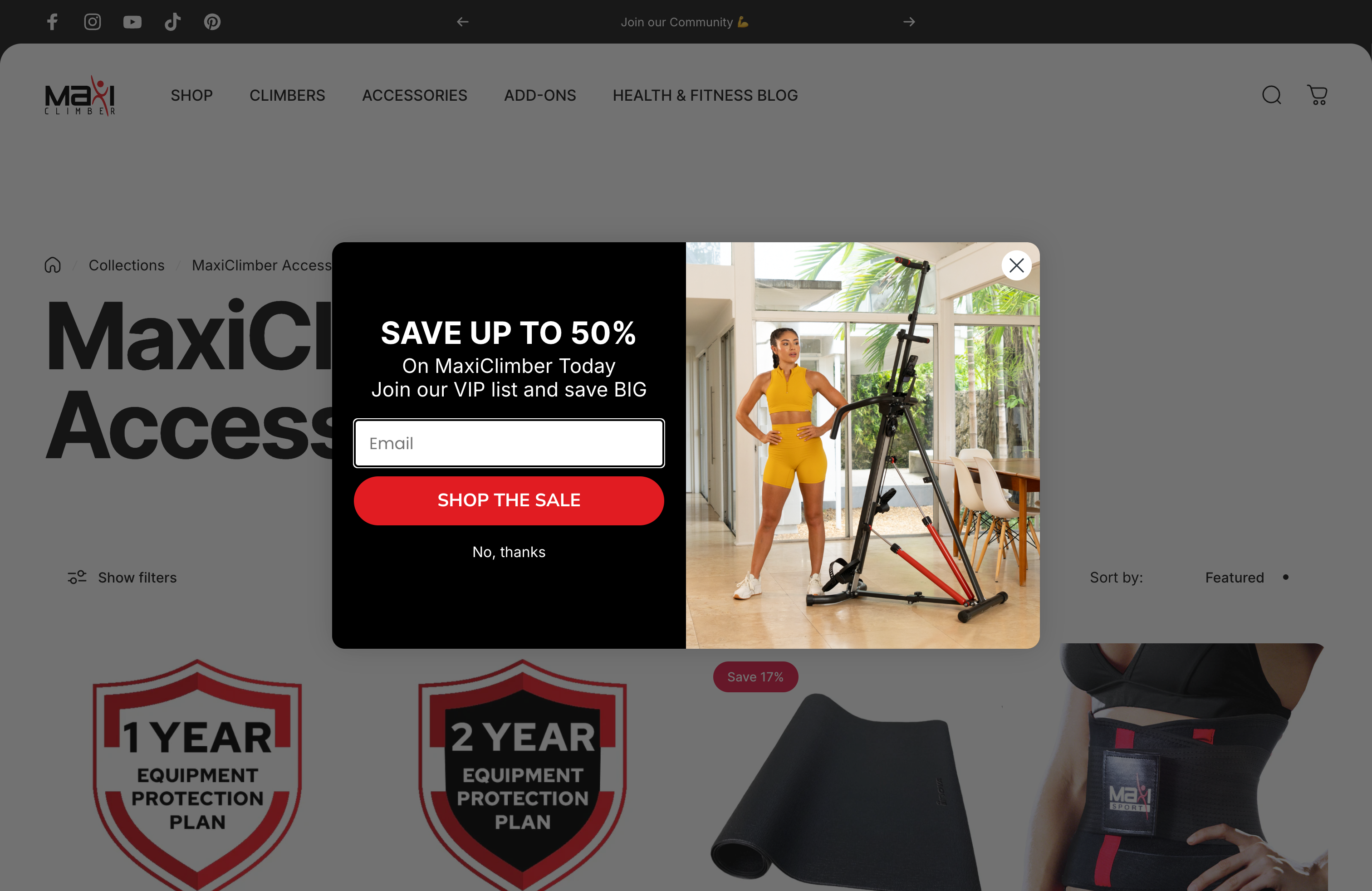 MaxiClimber screenshot 2