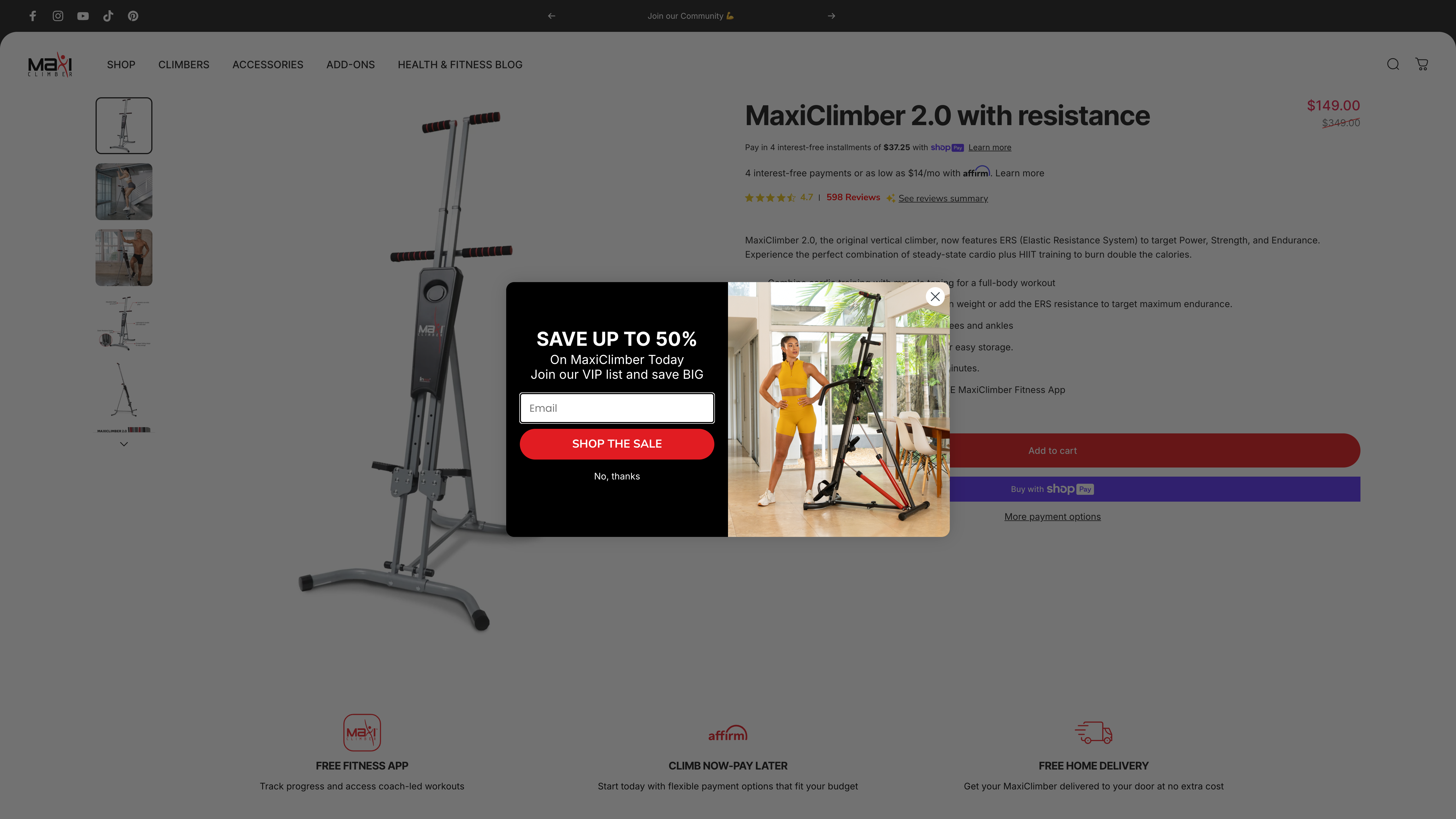 MaxiClimber screenshot 3