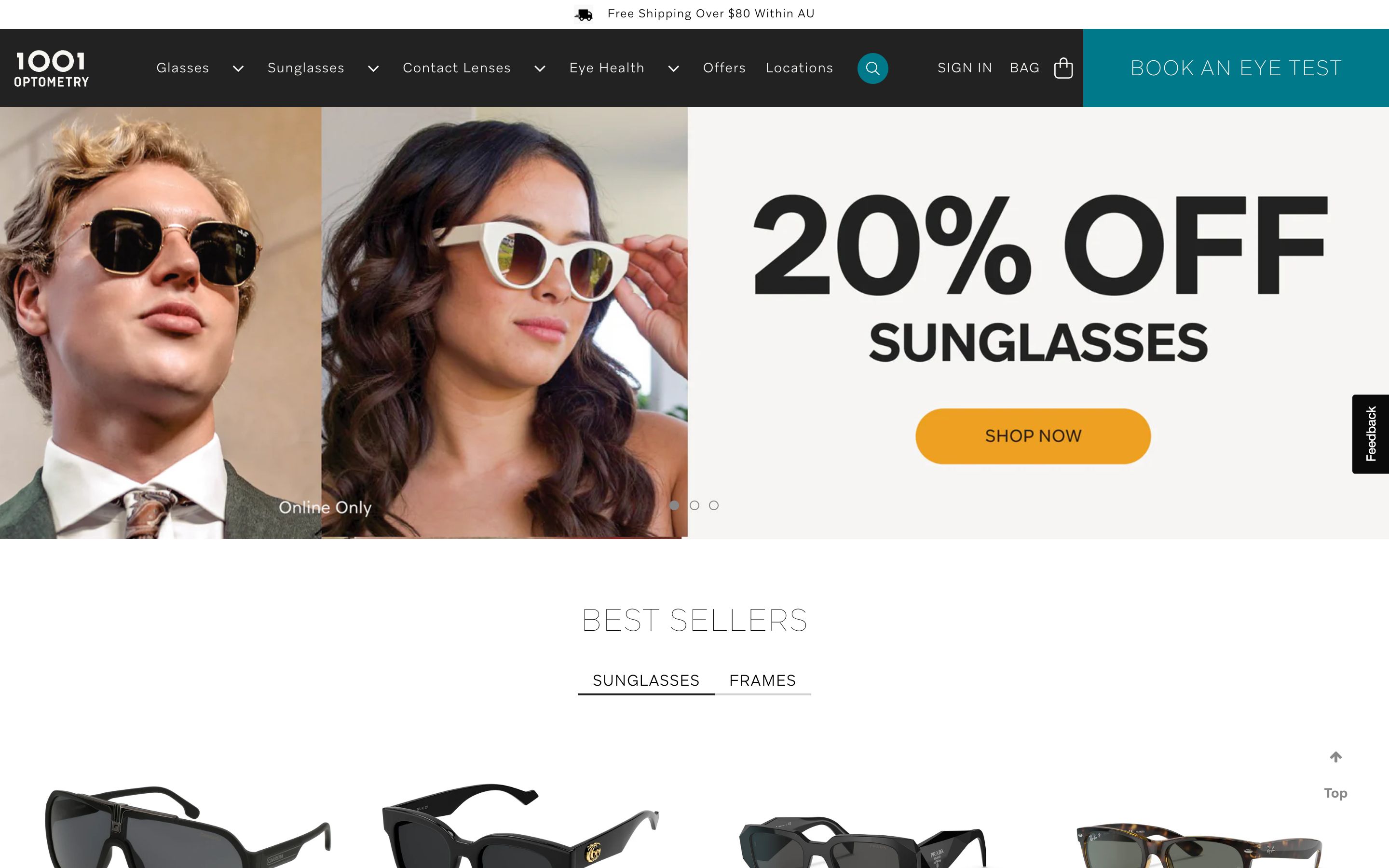 1001 Optical screenshot 4