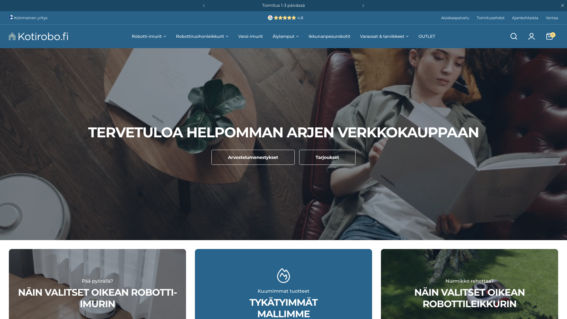 Kotirobo – MyCashflow to Shopify Migration + Conversion Optimization