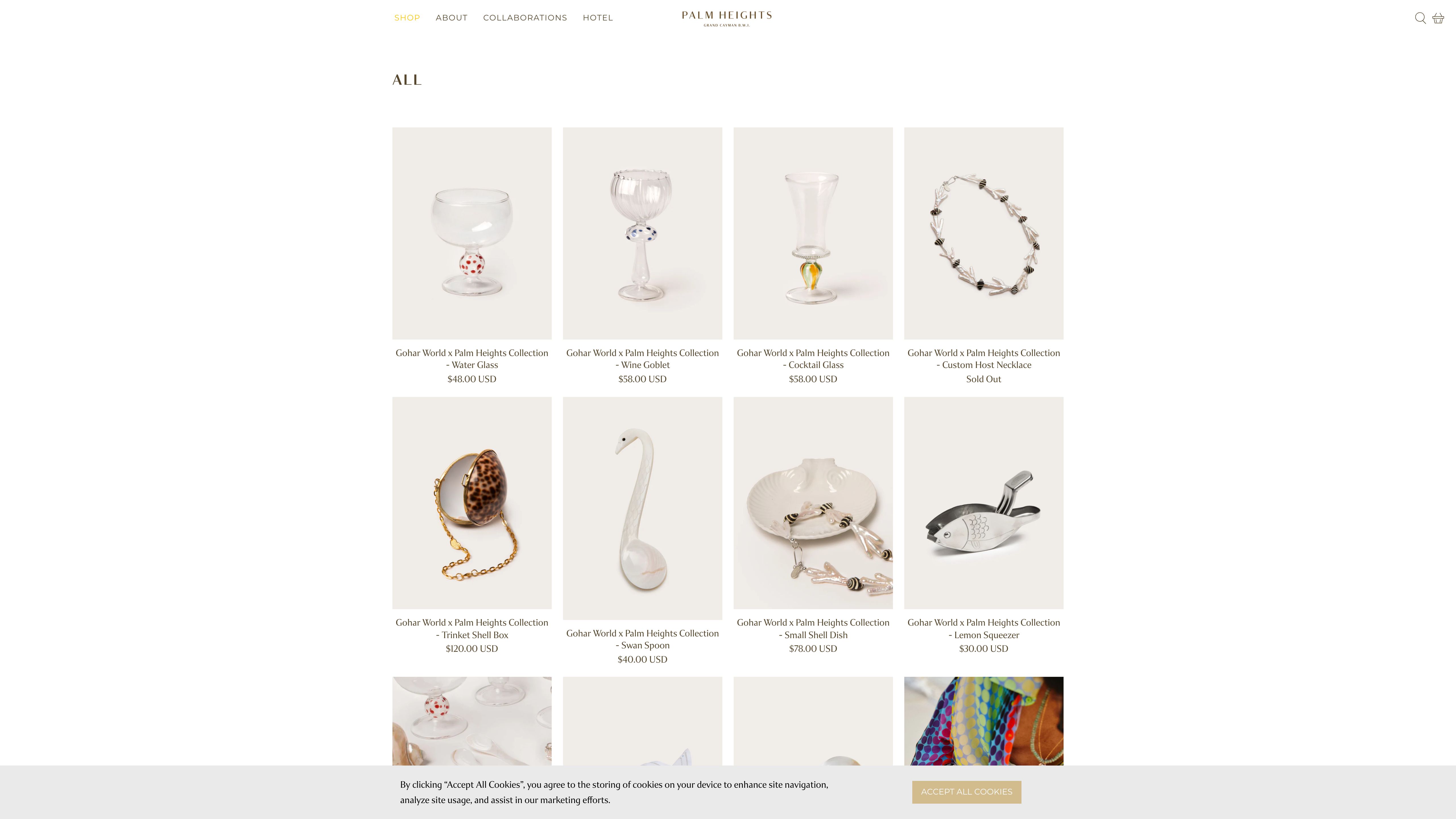 Palm Heights: Luxury Hotel Merchandise Store