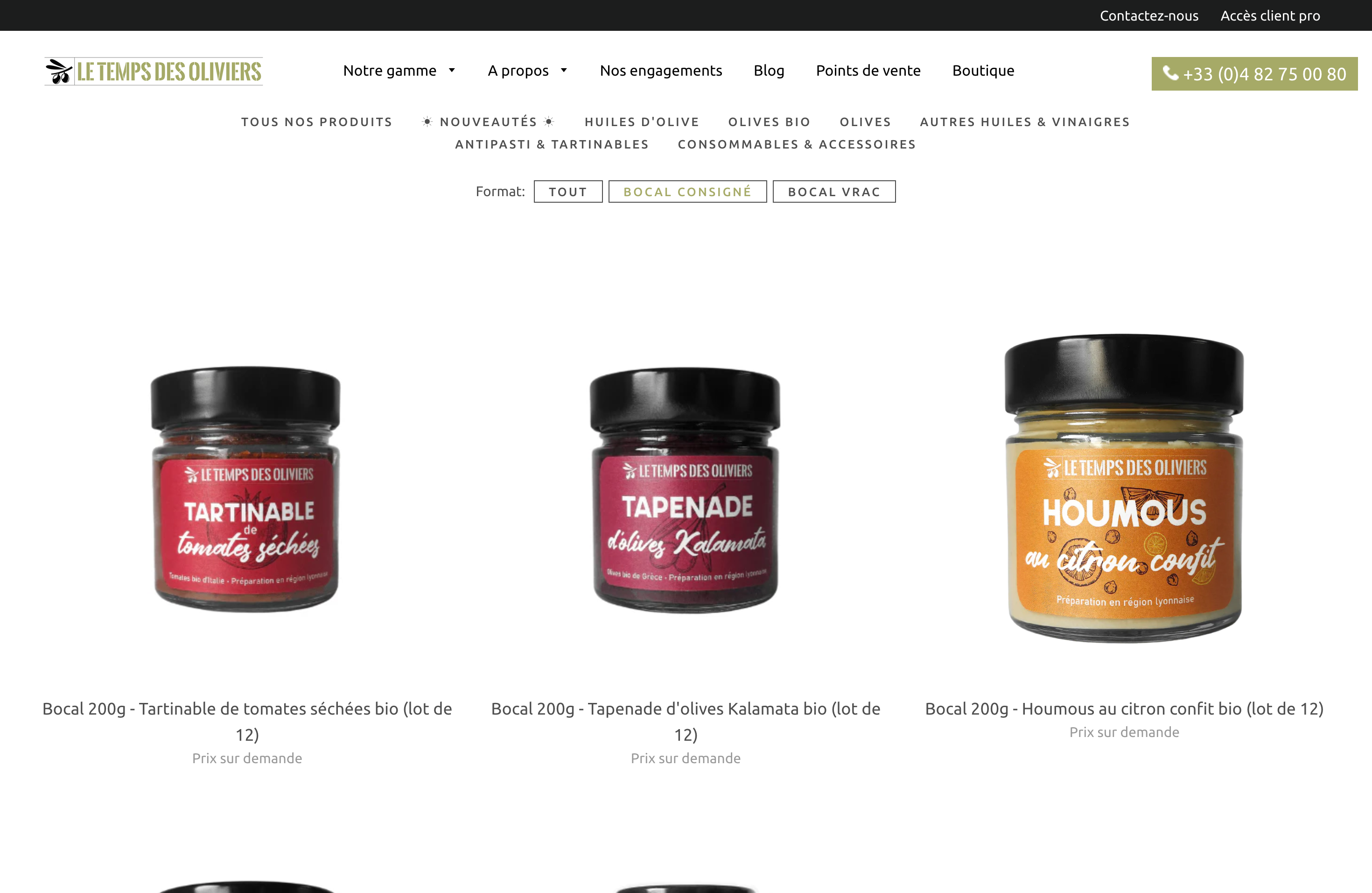 Huiles et Olives en vrac screenshot 2