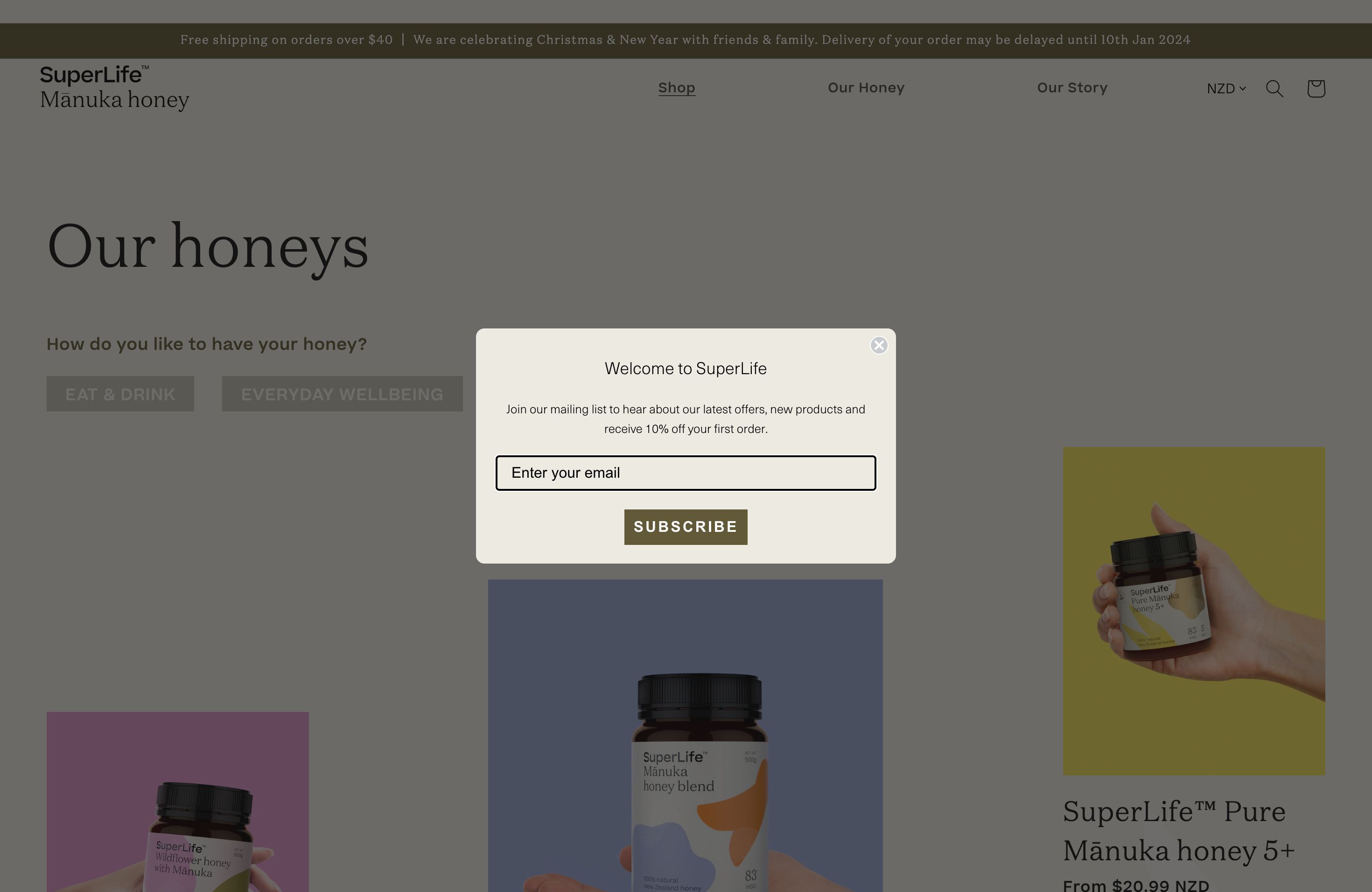 Superlife - Exquisite Manuka Honey Lands Online screenshot 2