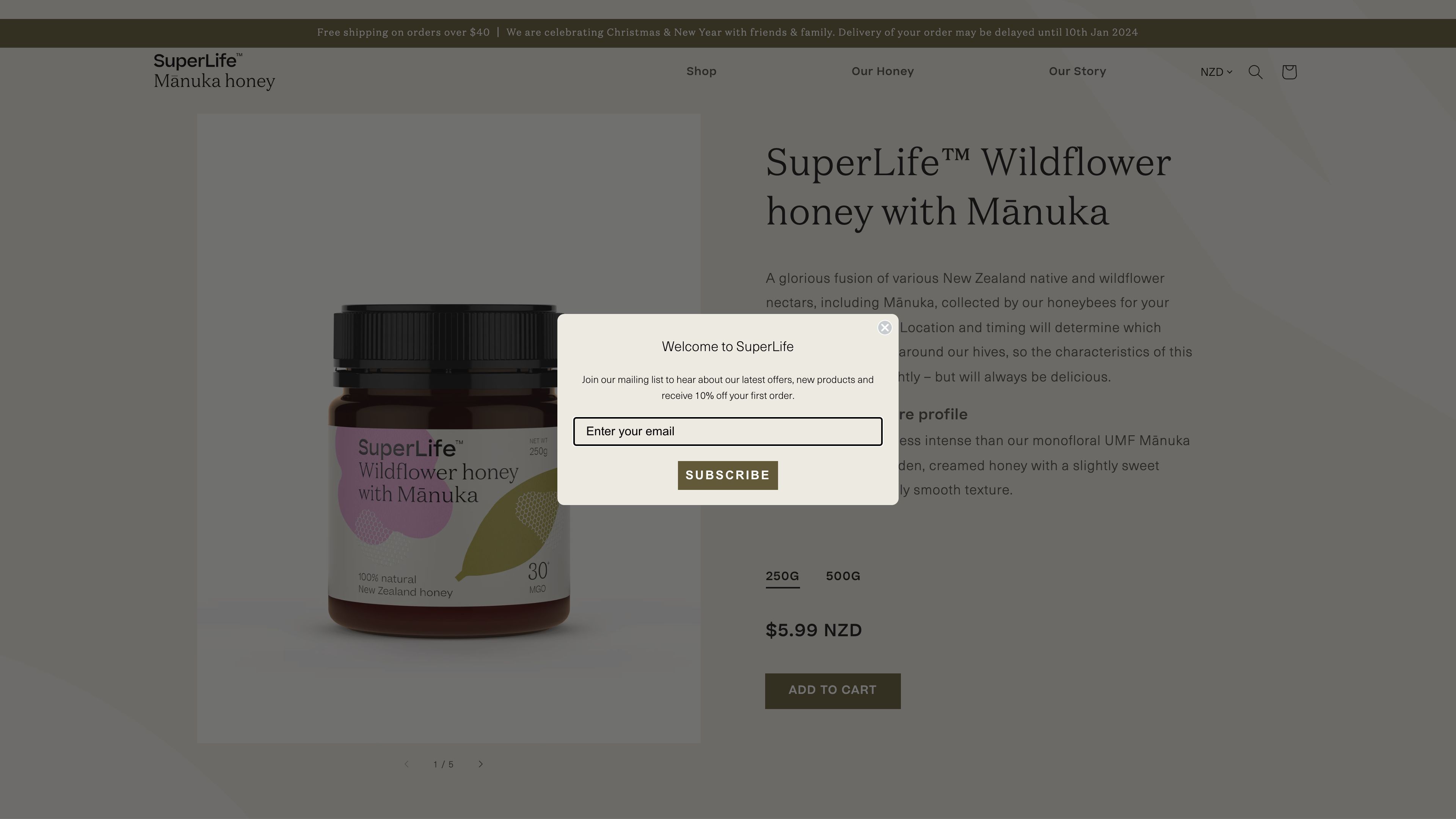 Superlife - Exquisite Manuka Honey Lands Online screenshot