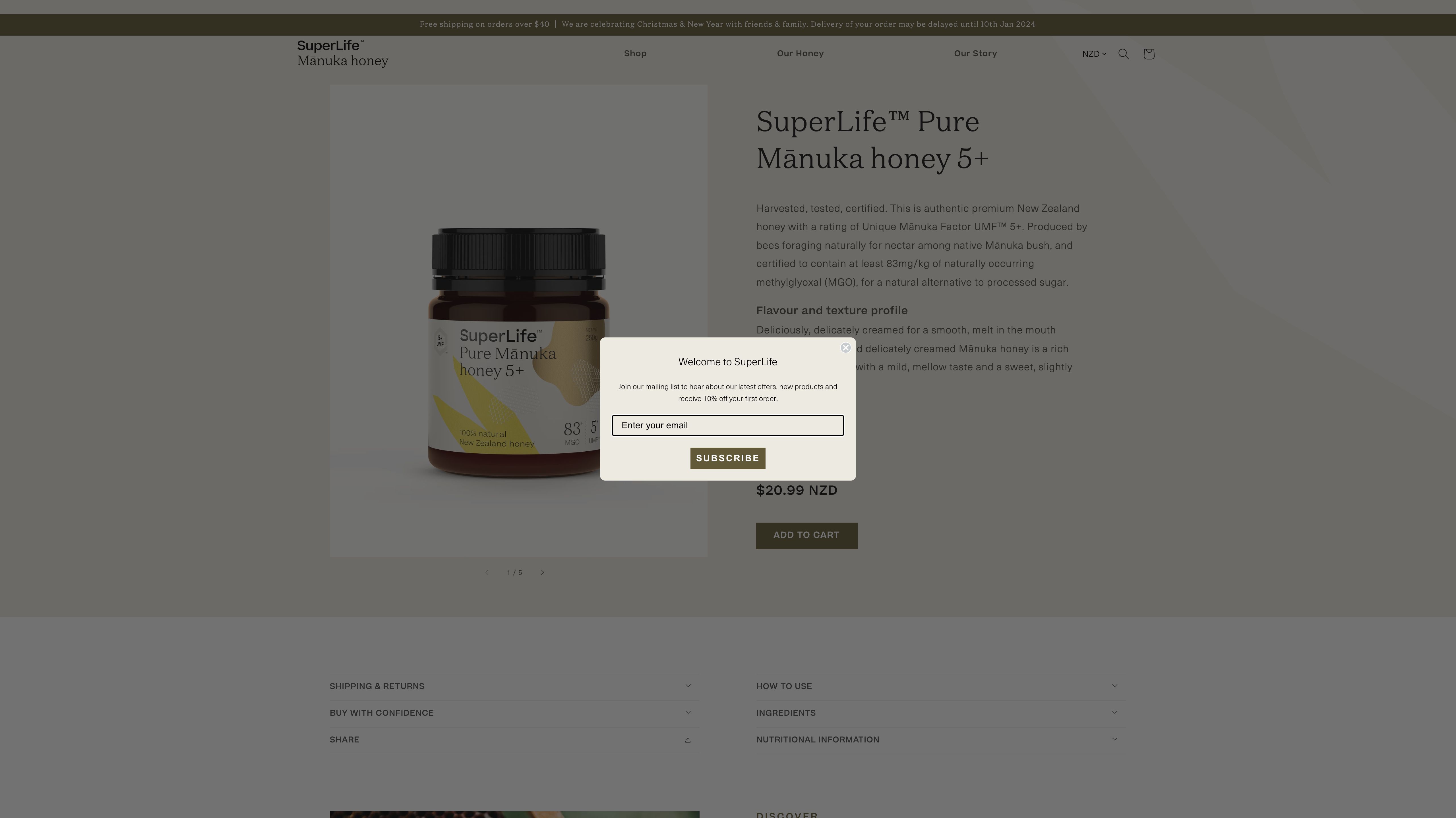 Superlife - Exquisite Manuka Honey Lands Online screenshot 4