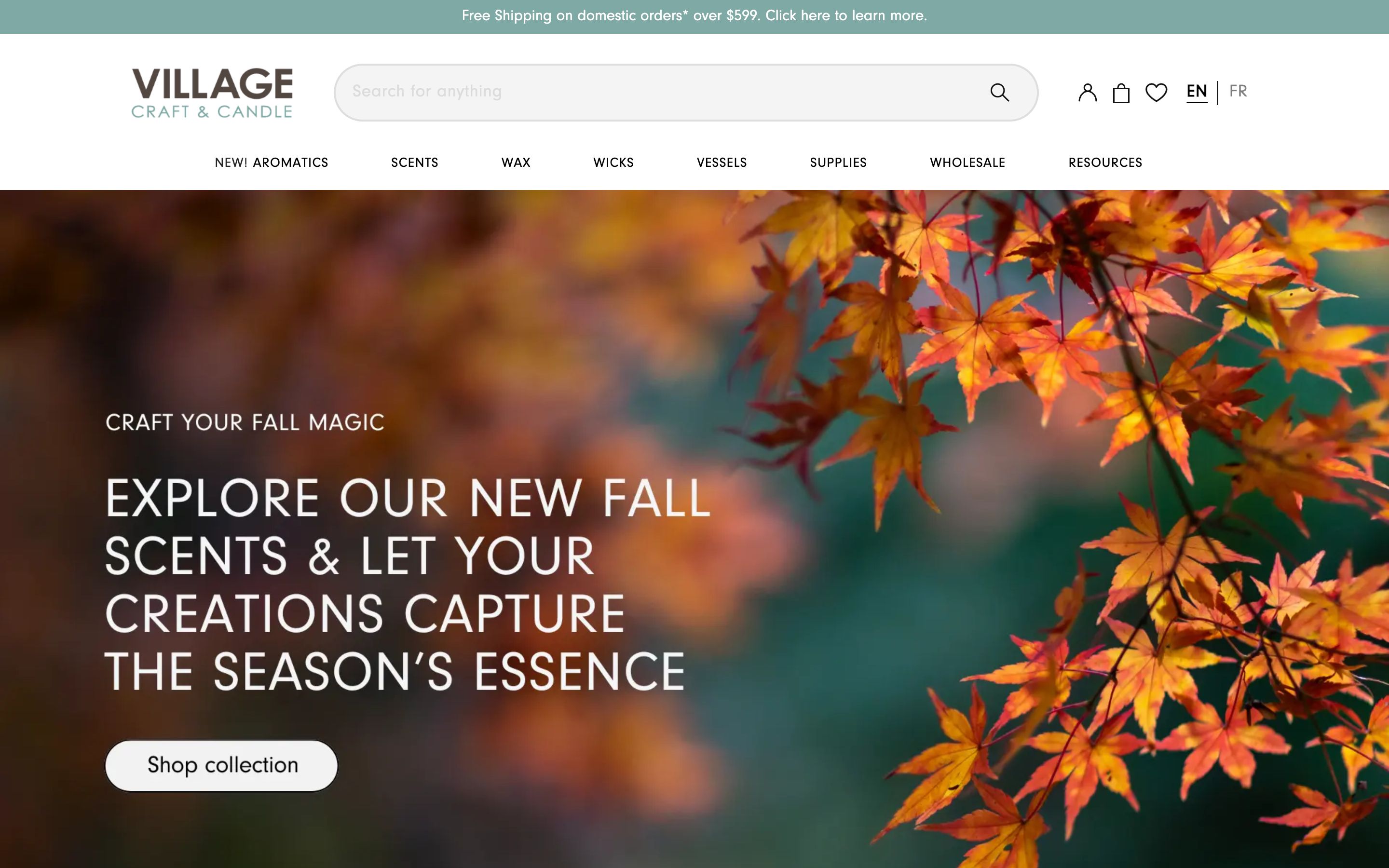 Shopify Plus store for CraftandCandle's Fruit-Infused Wicks & Wax screenshot 7