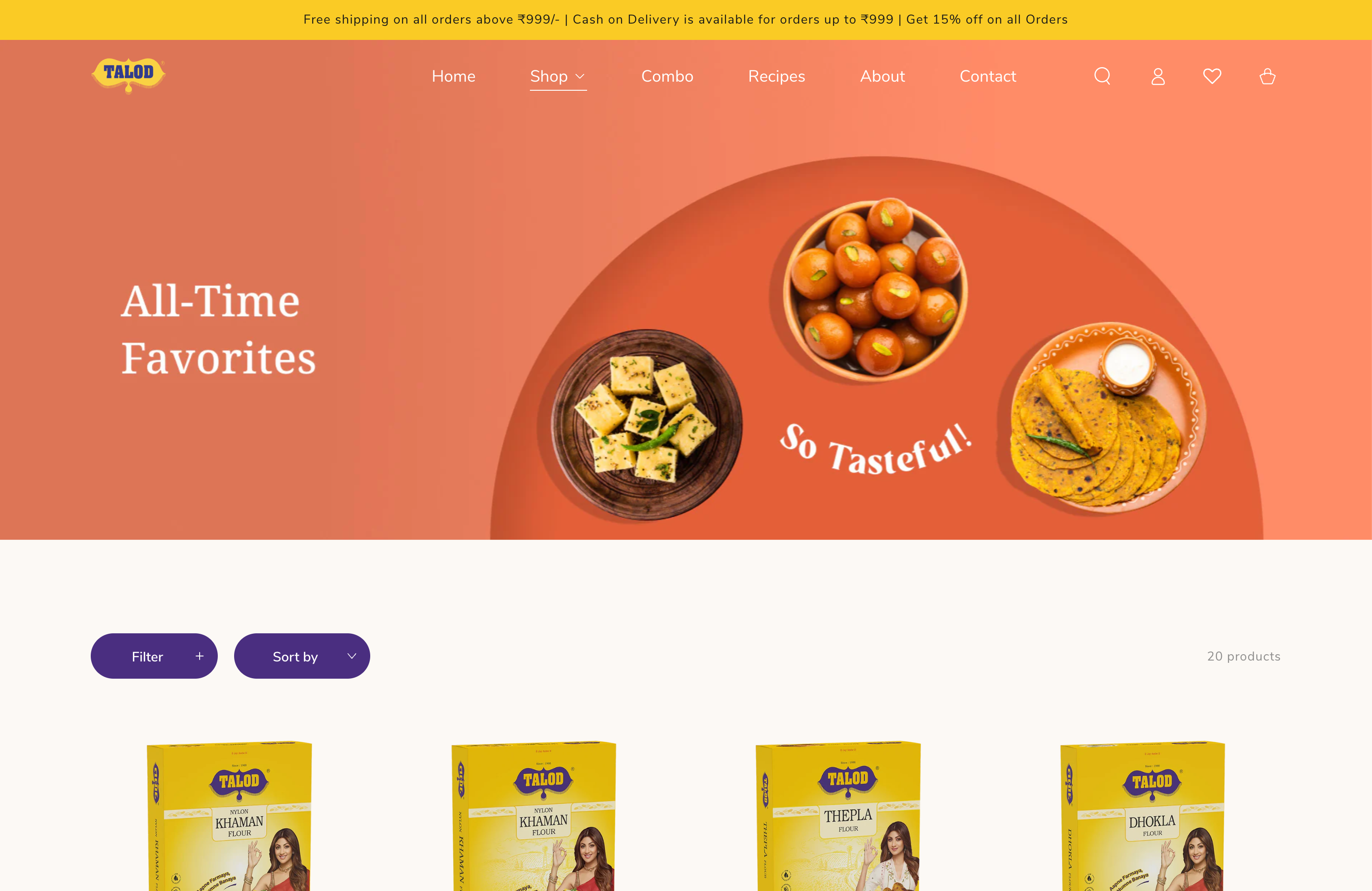 Talod Foods, India screenshot 3
