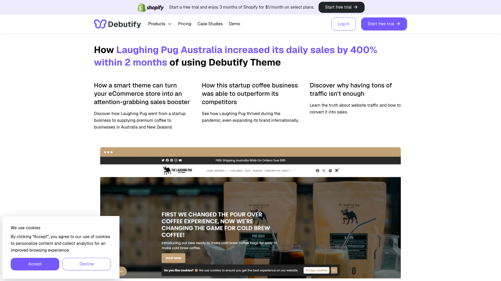 Laughing Pug Case Study