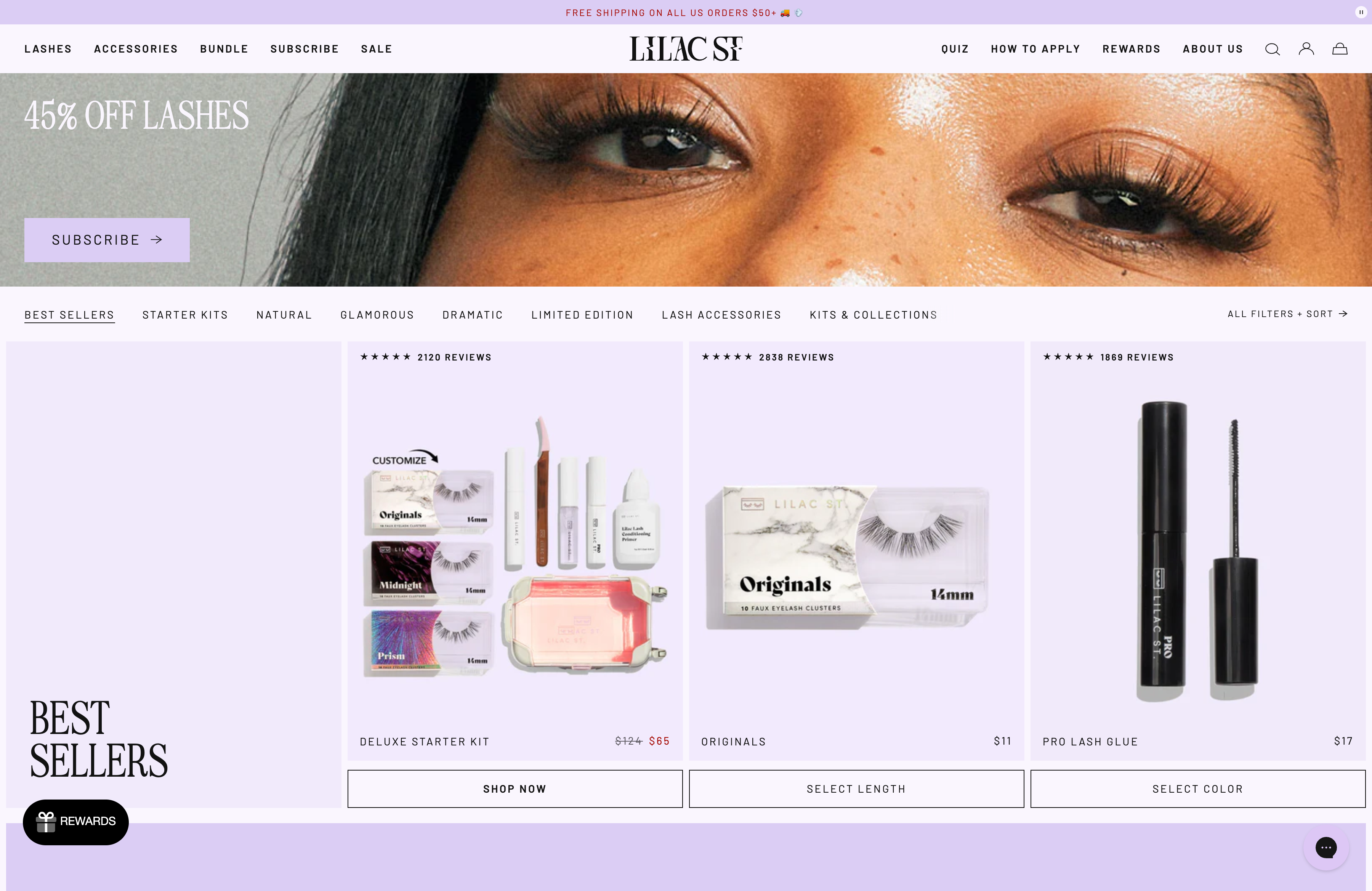 Update and maintain Shopify Plus store - https://lilacst.com/ screenshot 2