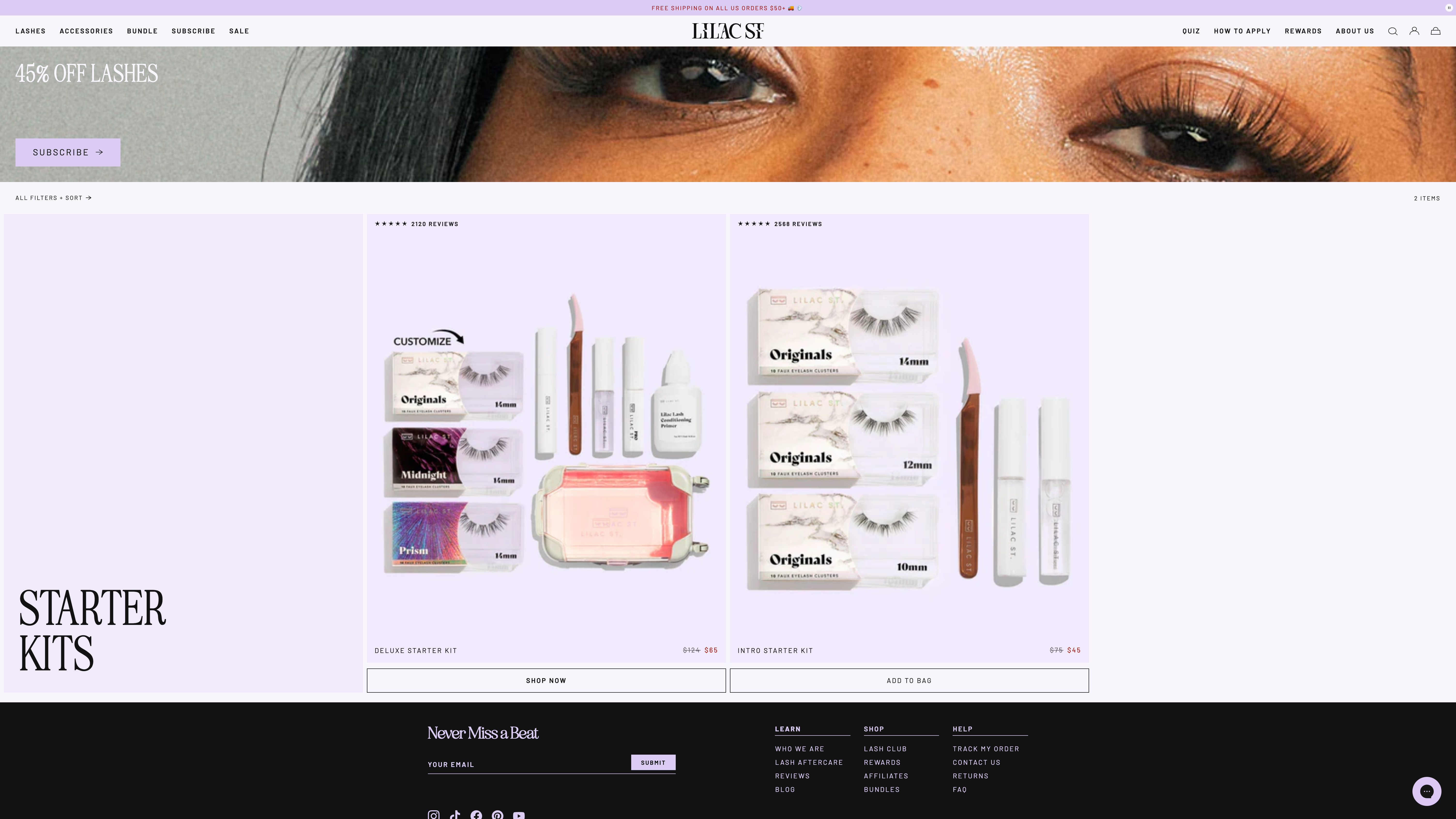 Update and maintain Shopify Plus store - https://lilacst.com/ screenshot 3