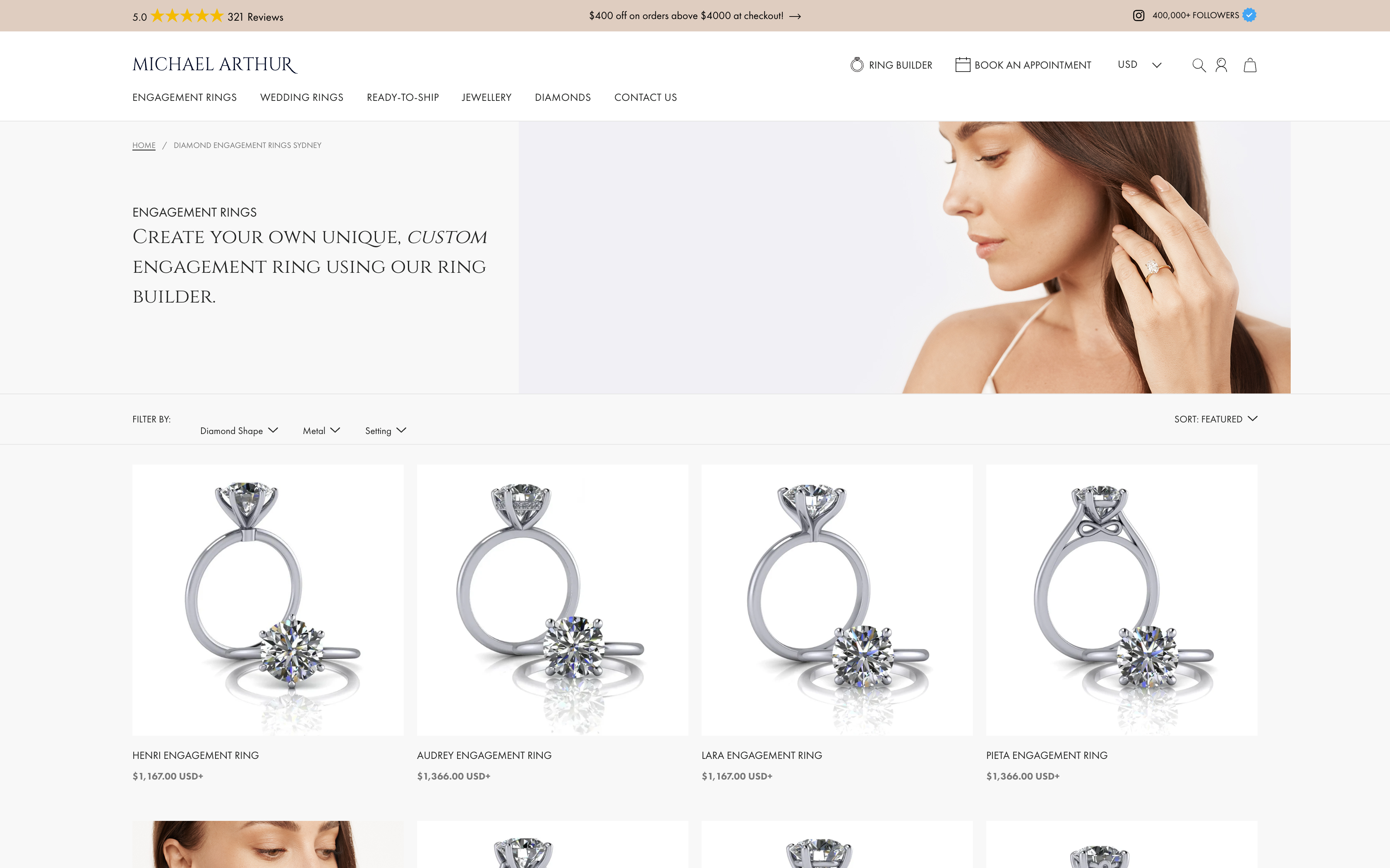 Michael Arthur's personalised Online Solution screenshot